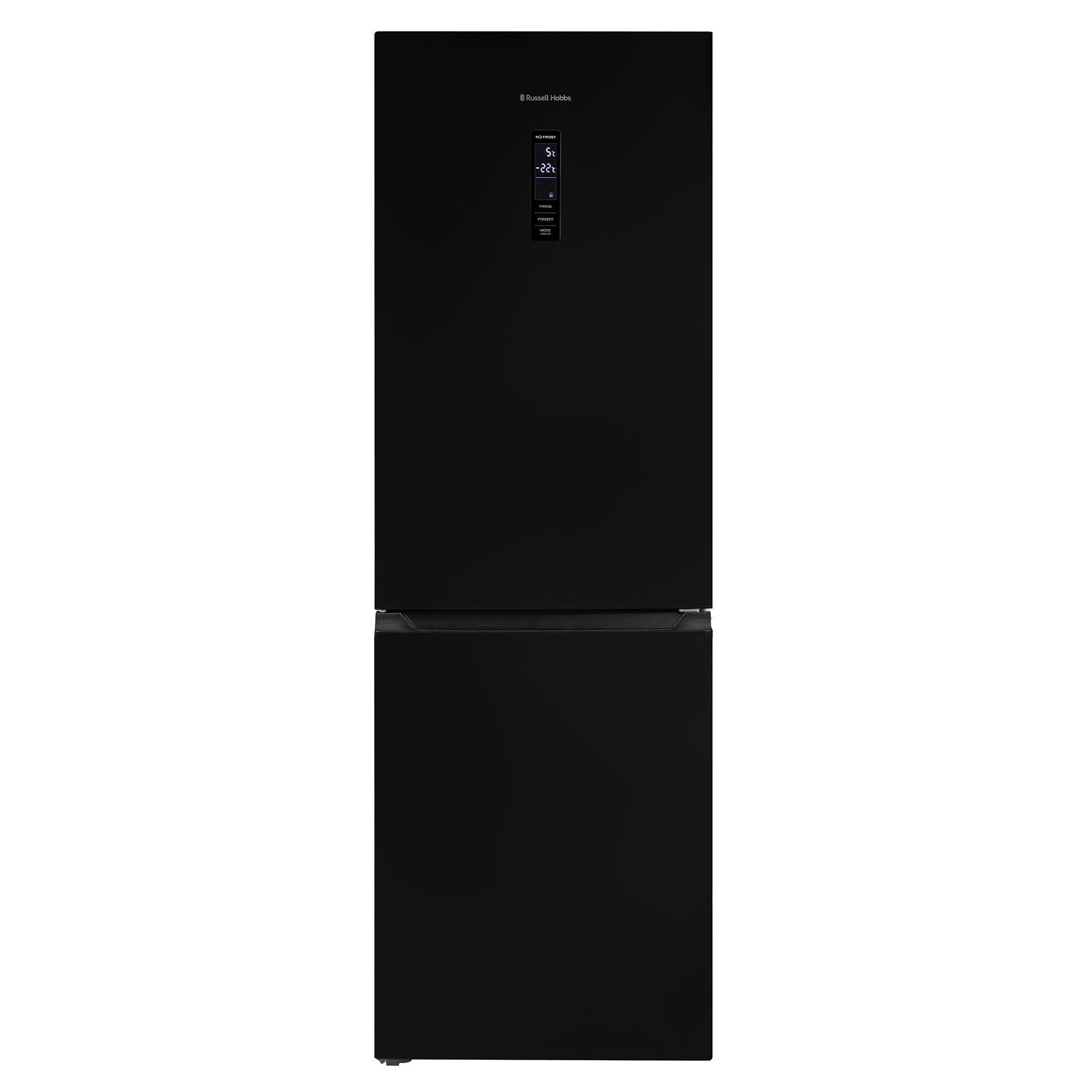 Black - Russell Hobbs - RH184FF602C1B Total No Frost Fridge Freezer Black - 1