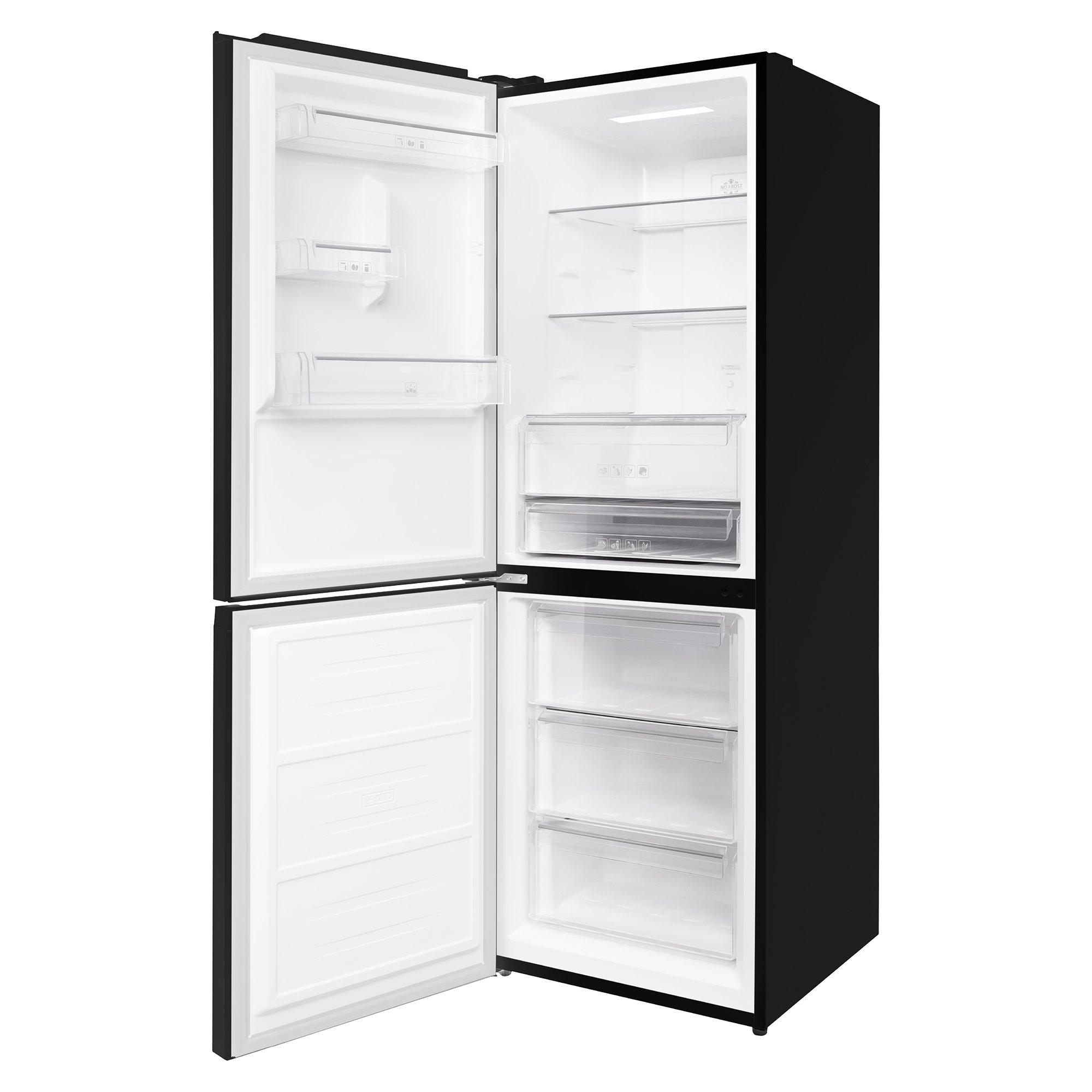 Black - Russell Hobbs - RH184FF602C1B Total No Frost Fridge Freezer Black - 11