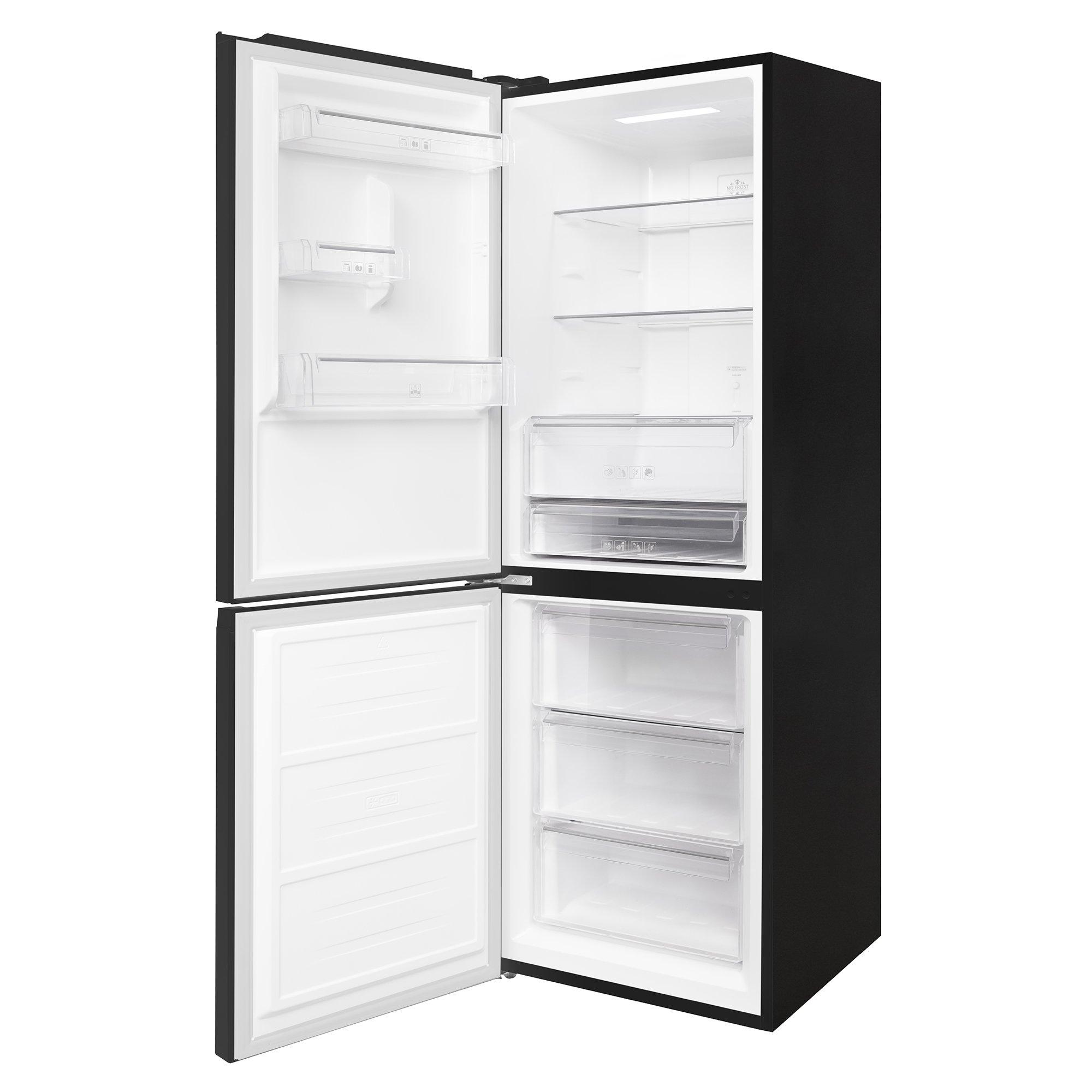 Black - Russell Hobbs - RH184FF602C1 Fridge Freezer in Black Steel - 11