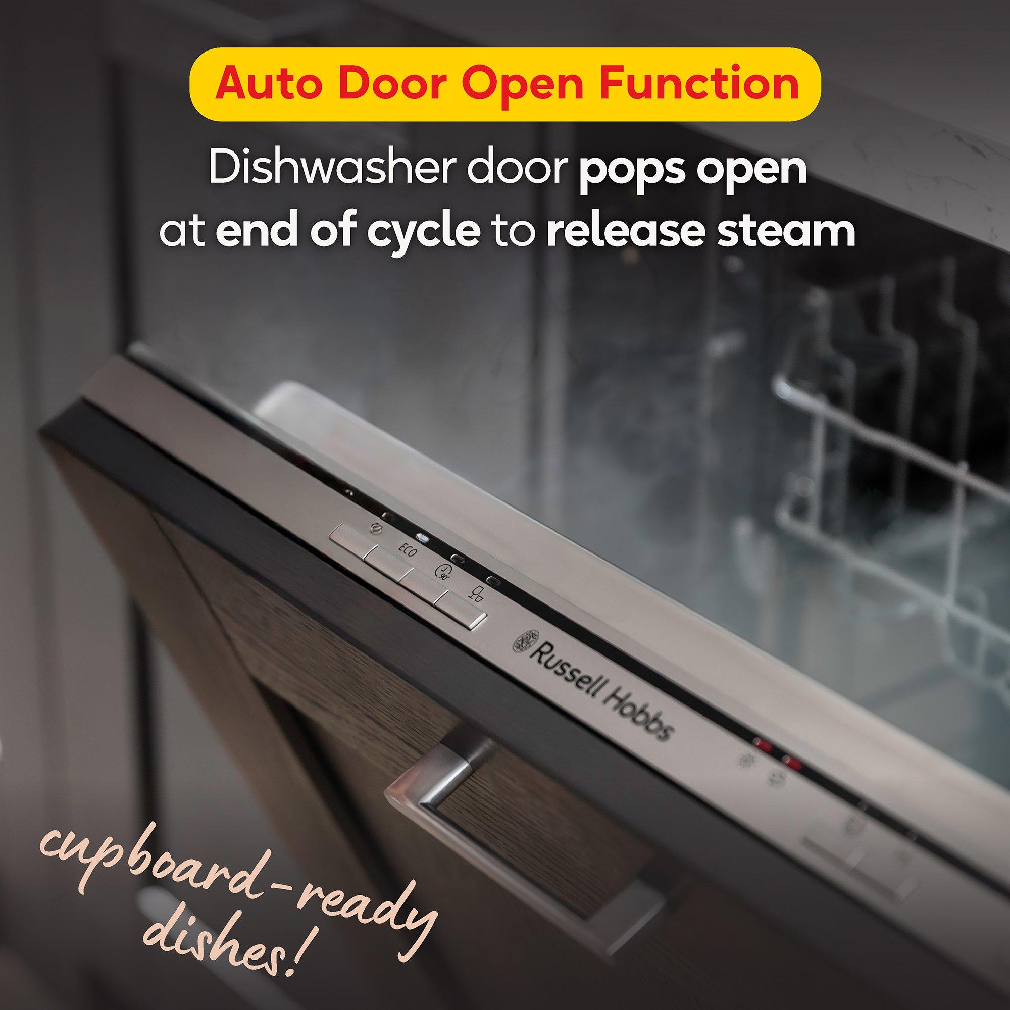 Grey - Russell Hobbs - RH60BIDW00E1 Built-In Dishwasher in Grey - 4