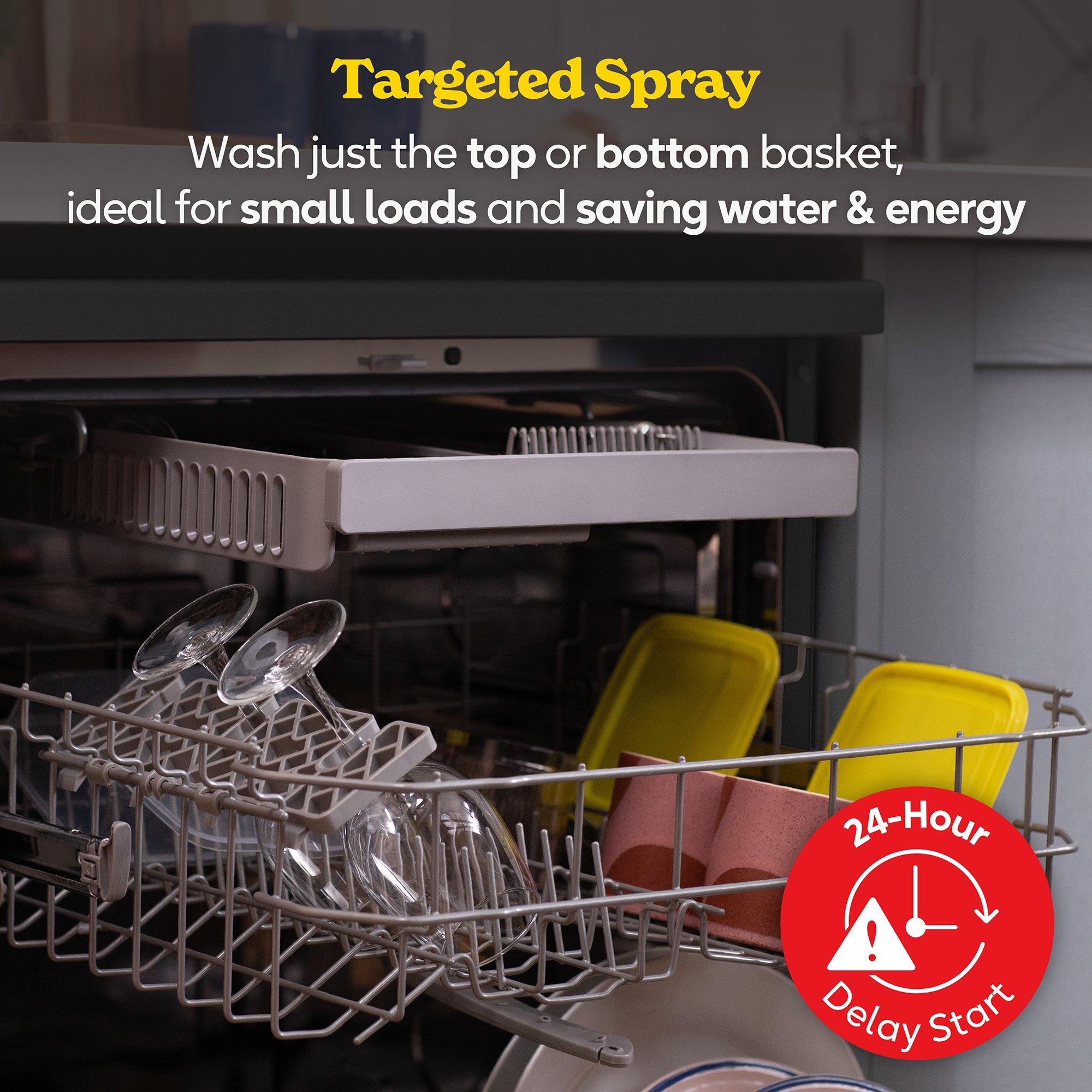 Black - Russell Hobbs - RH60DW00D2B Freestanding Dishwasher in Black - 7