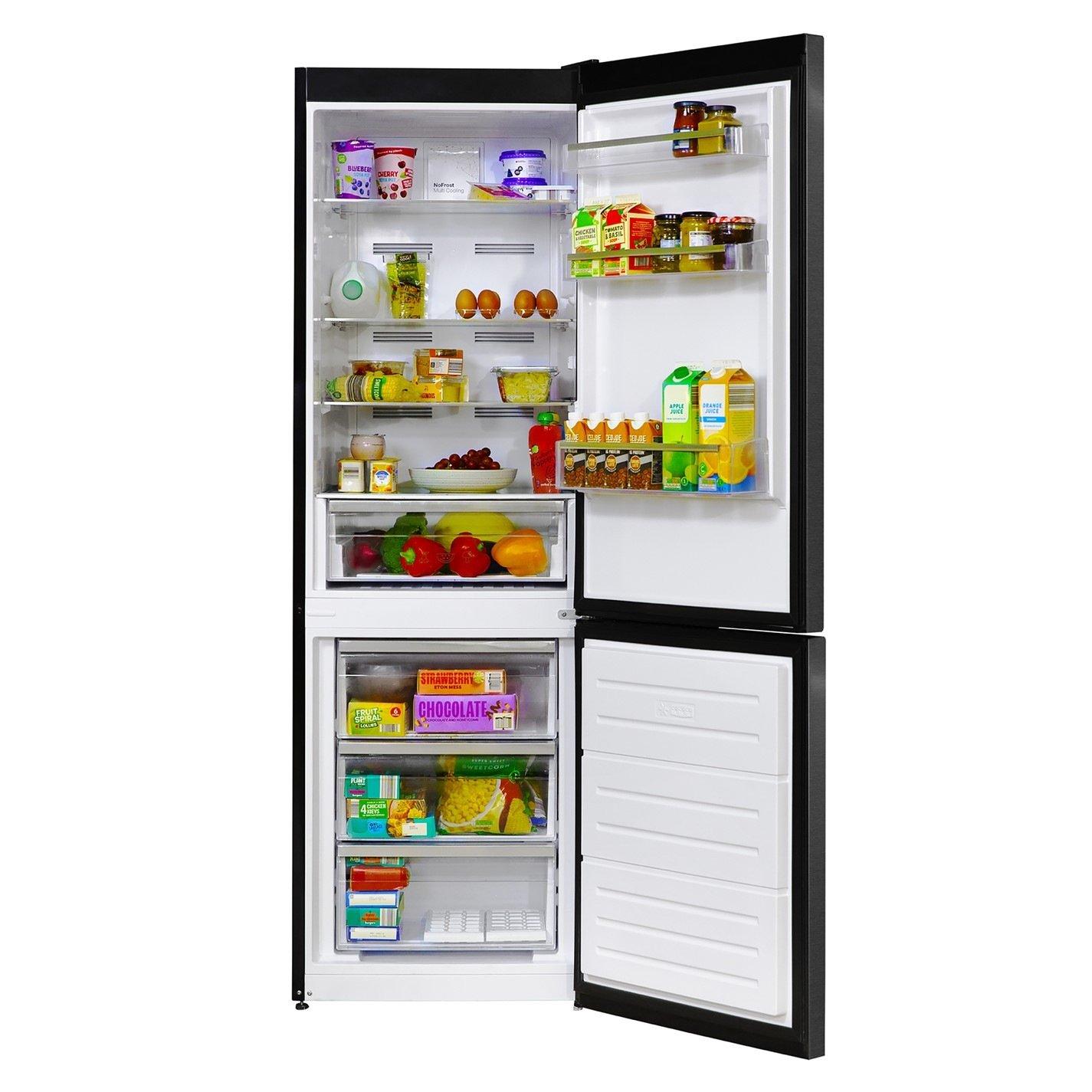 Black - Russell Hobbs - RH185FF601C1AN Total No Frost Fridge Freezer - 15