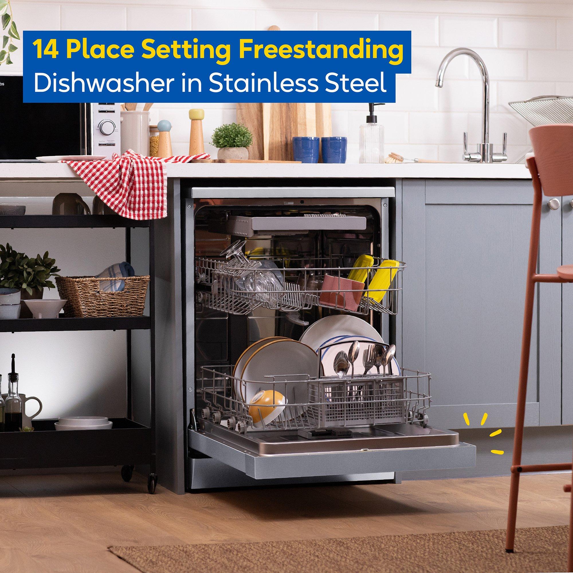 Stainless Steel - Russell Hobbs - RH60DW00D2SS Freestanding Dishwasher - 3