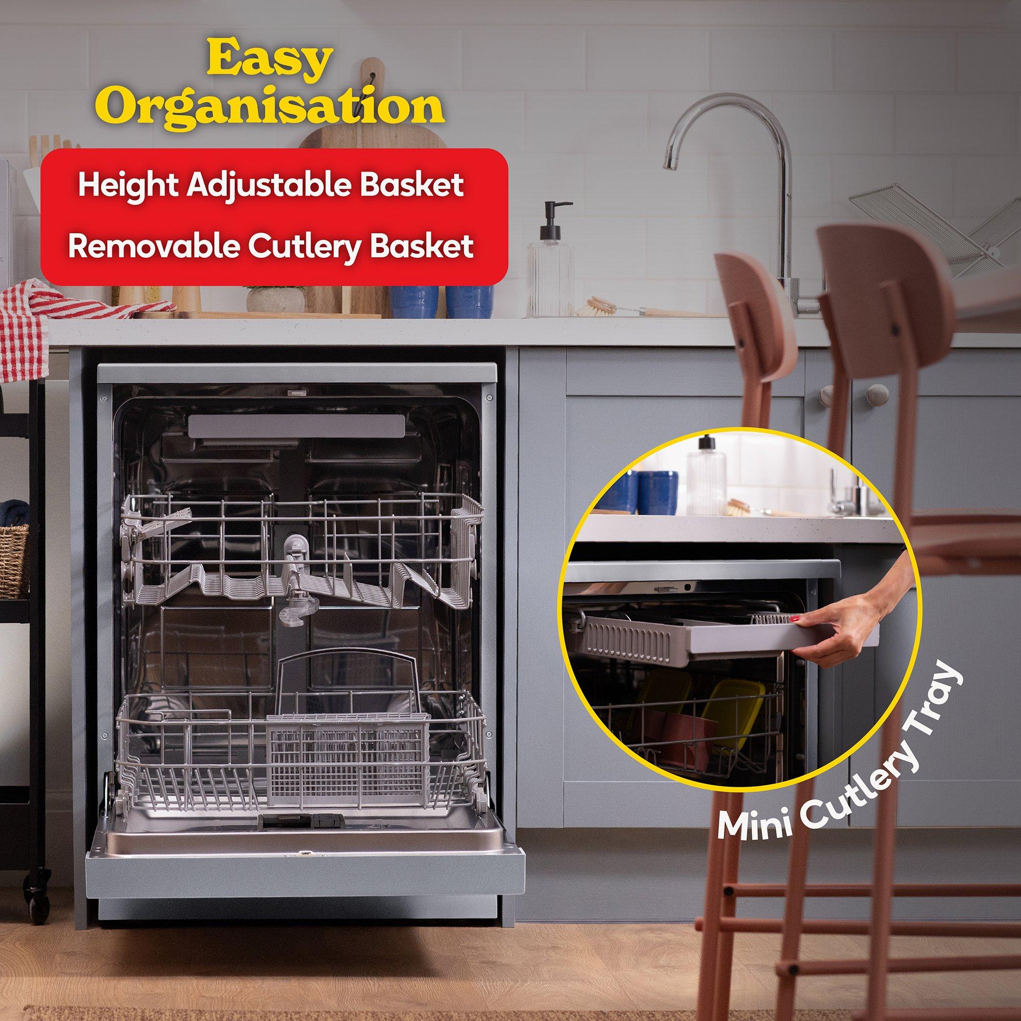 Stainless Steel - Russell Hobbs - RH60DW00D2SS Freestanding Dishwasher - 4