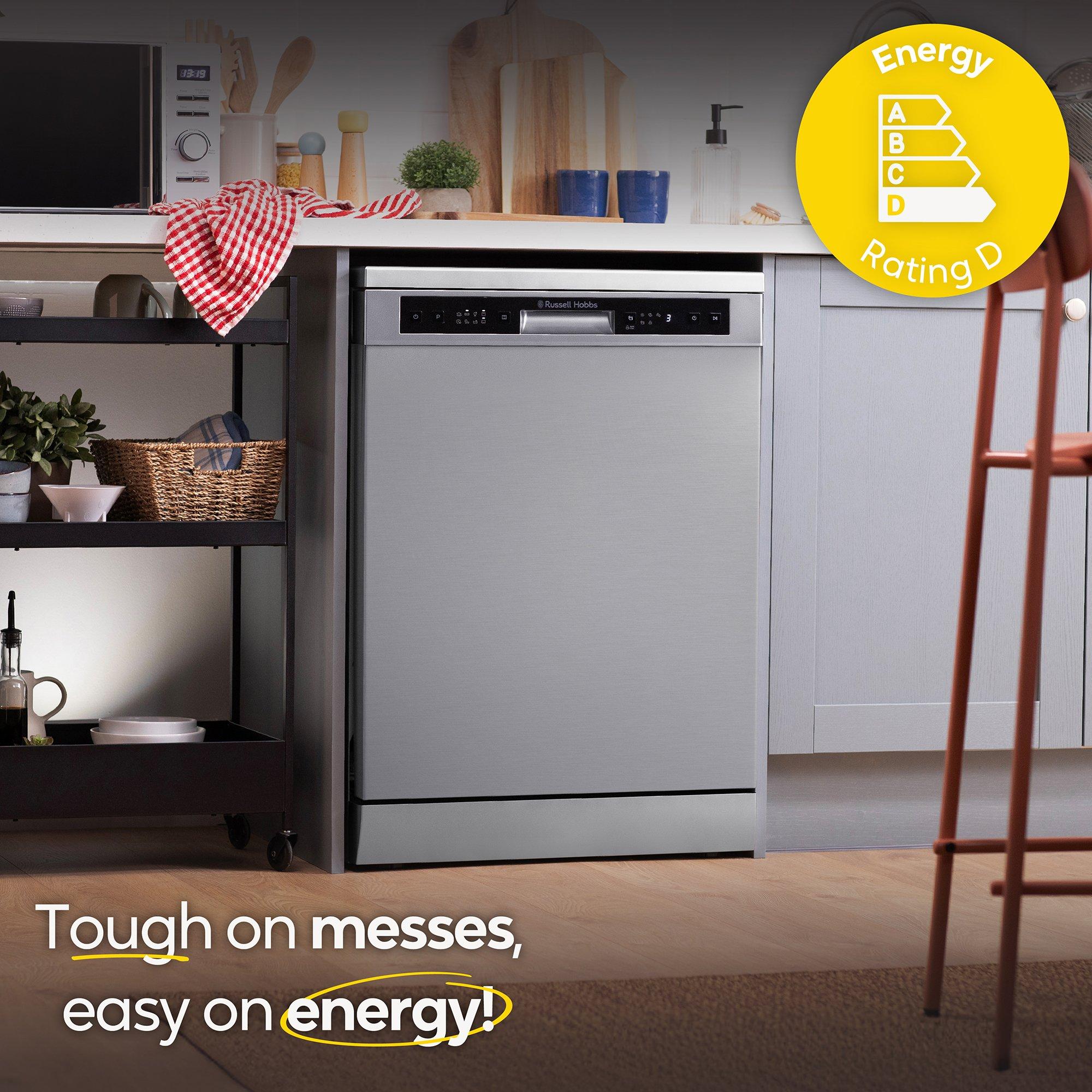 Stainless Steel - Russell Hobbs - RH60DW00D2SS Freestanding Dishwasher - 8