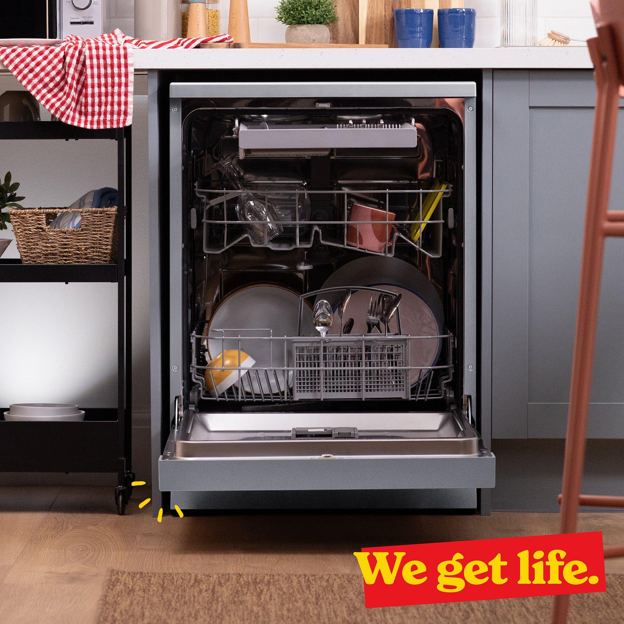 Stainless Steel - Russell Hobbs - RH60DW00D2SS Freestanding Dishwasher - 9