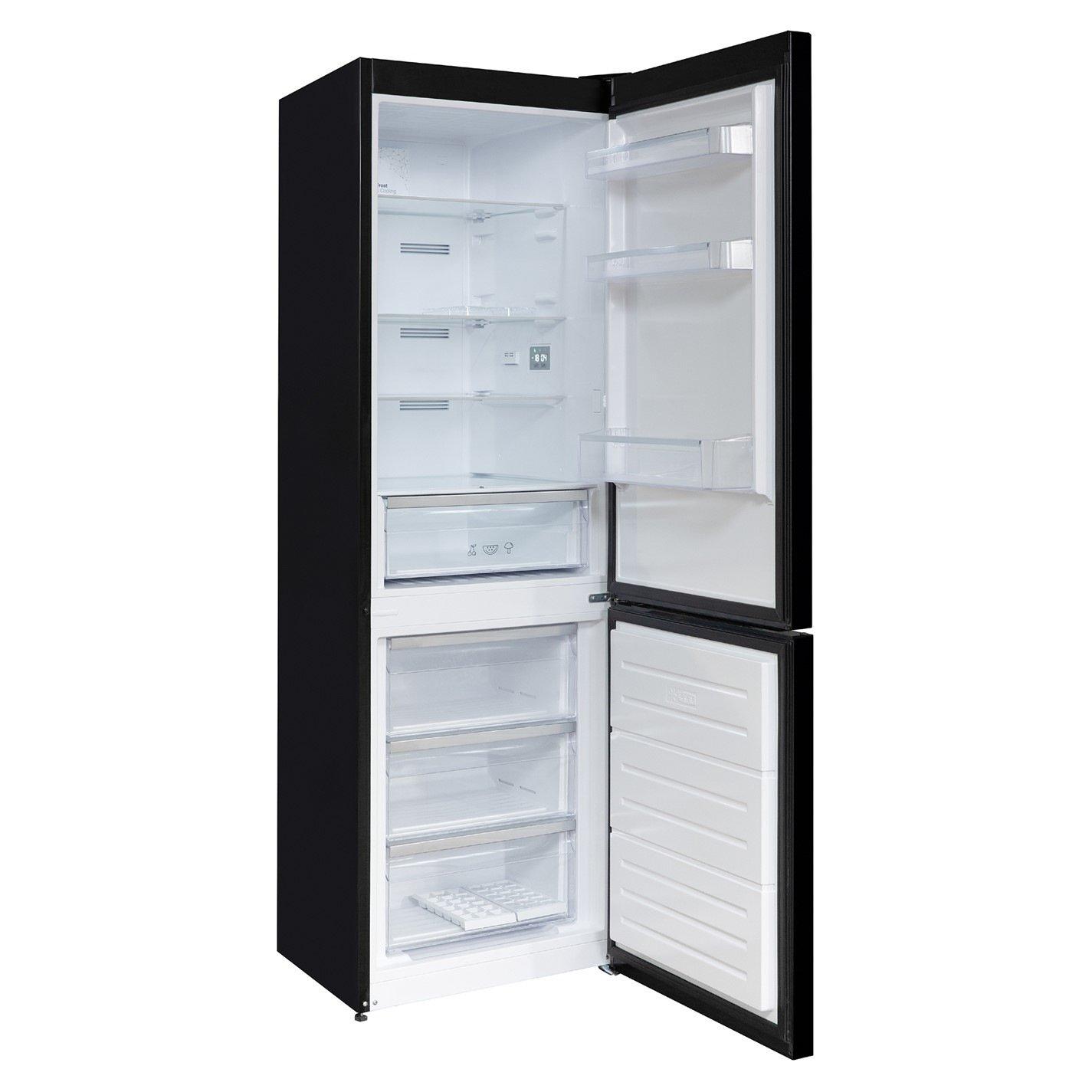 Black - Russell Hobbs - RH185FF601C1B Total No Frost Fridge Freezer - 16