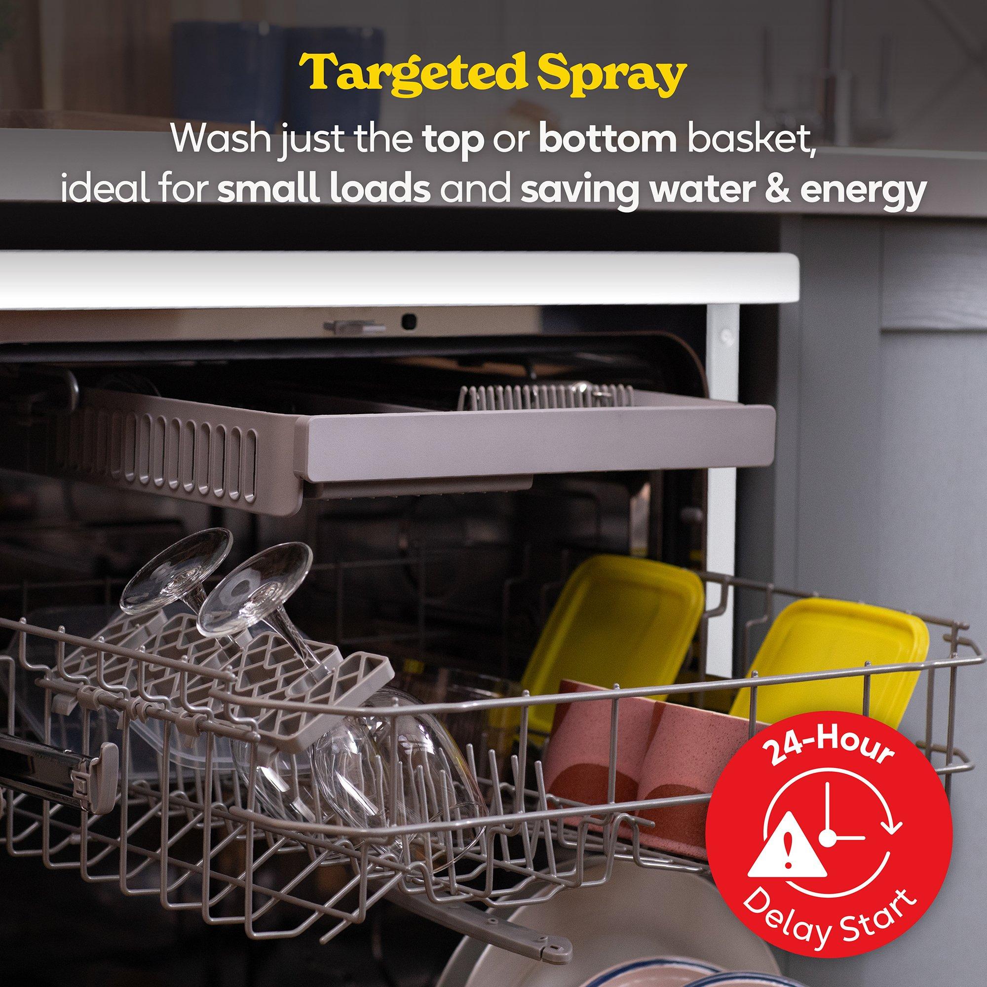 White - Russell Hobbs - RH60DW00D2W Freestanding Dishwasher in White - 7