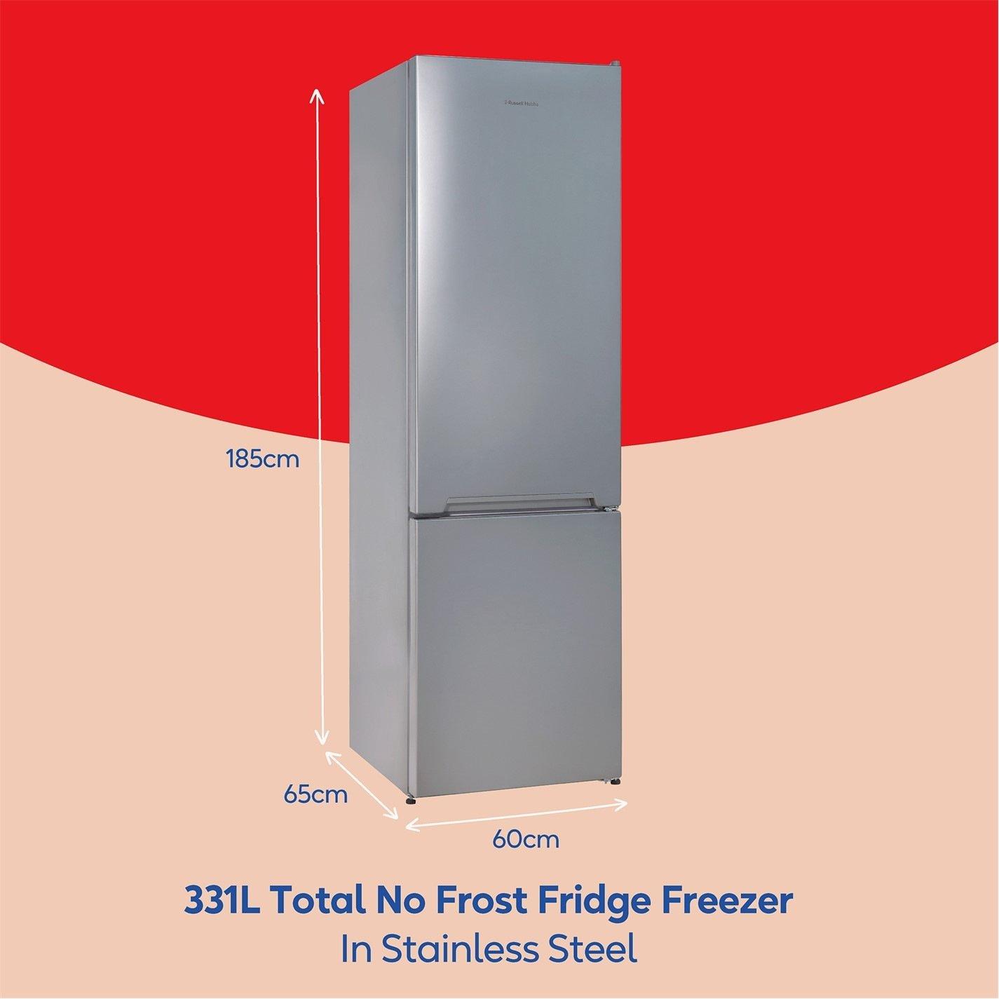 Silver - Russell Hobbs - RH185FF601C1SS Total No Frost Fridge Freezer - 2