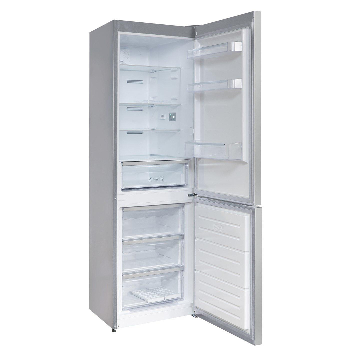 Silver - Russell Hobbs - RH185FF601C1SS Total No Frost Fridge Freezer - 16