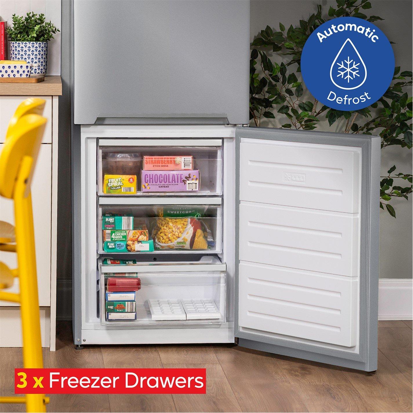 Silver - Russell Hobbs - RH185FF601C1SS Total No Frost Fridge Freezer - 5