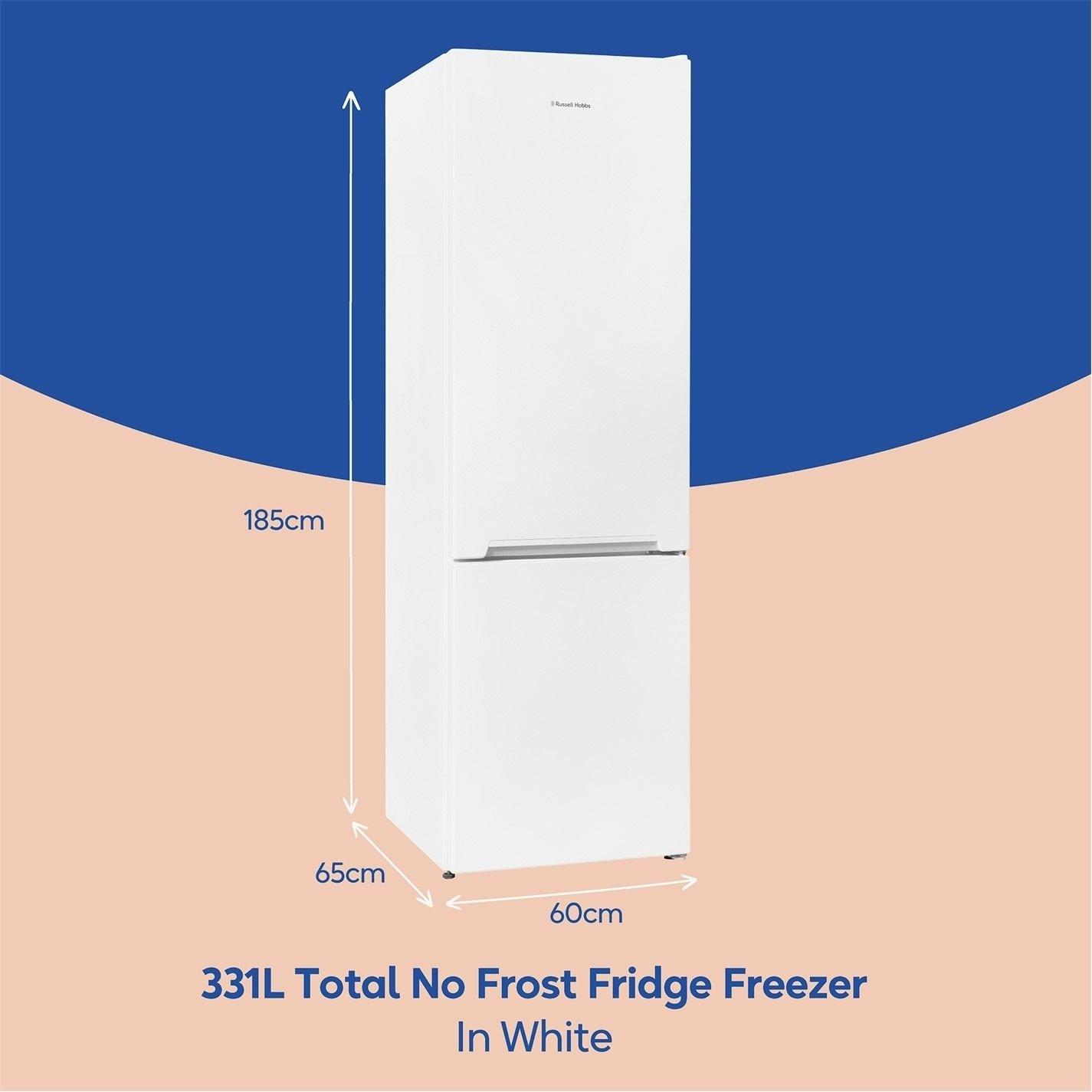 White - Russell Hobbs - RH185FF601C1W No Frost Fridge Freezer - 2
