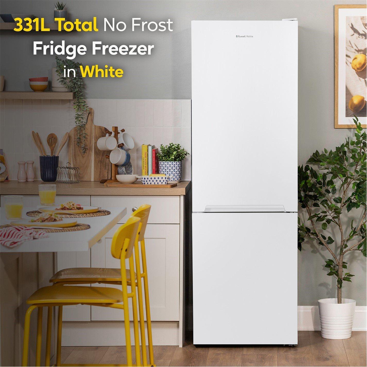 White - Russell Hobbs - RH185FF601C1W No Frost Fridge Freezer - 3