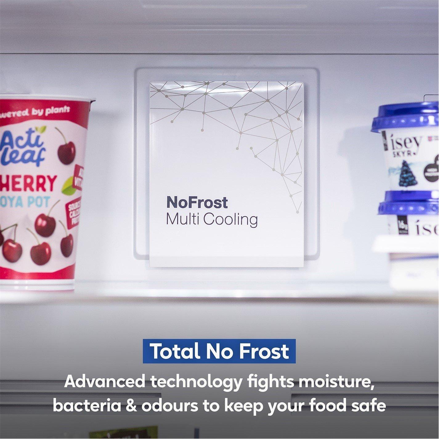 White - Russell Hobbs - RH185FF601C1W No Frost Fridge Freezer - 6