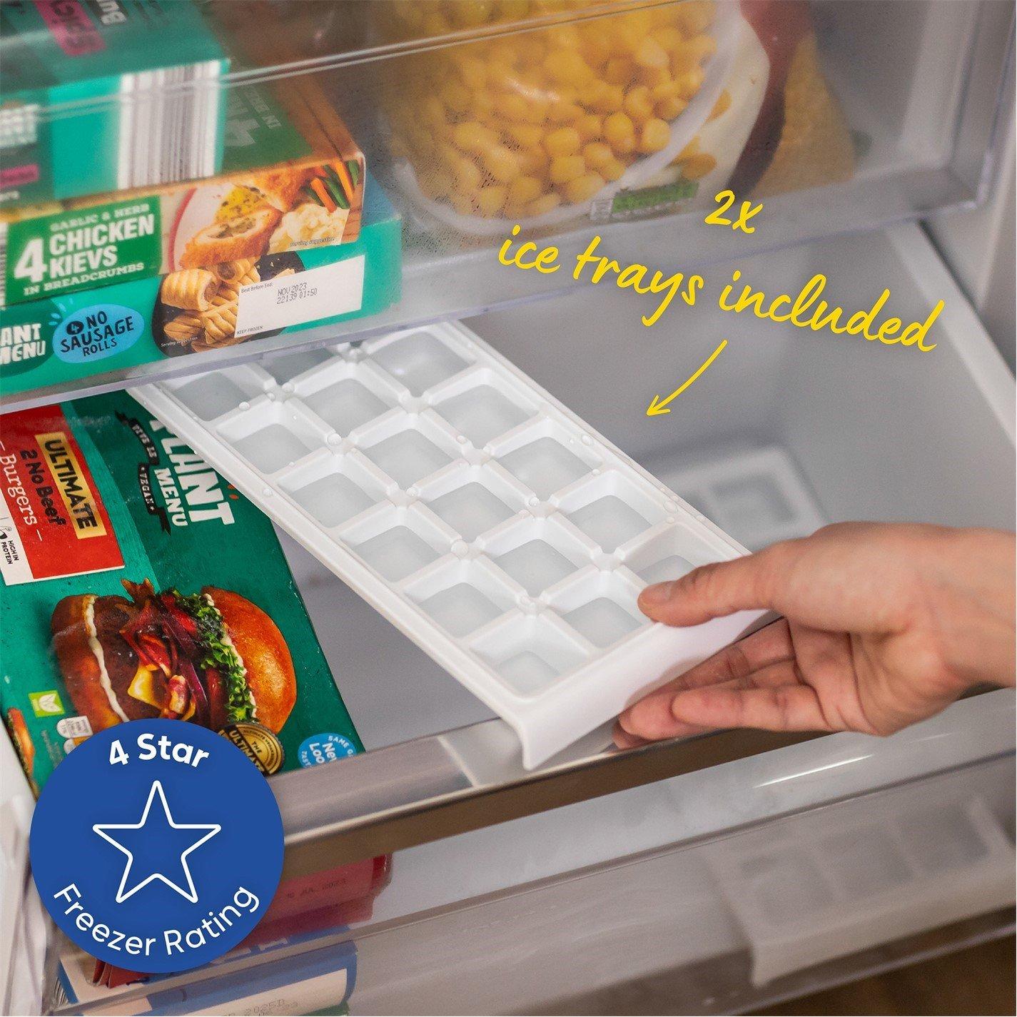 White - Russell Hobbs - RH185FF601C1W No Frost Fridge Freezer - 7