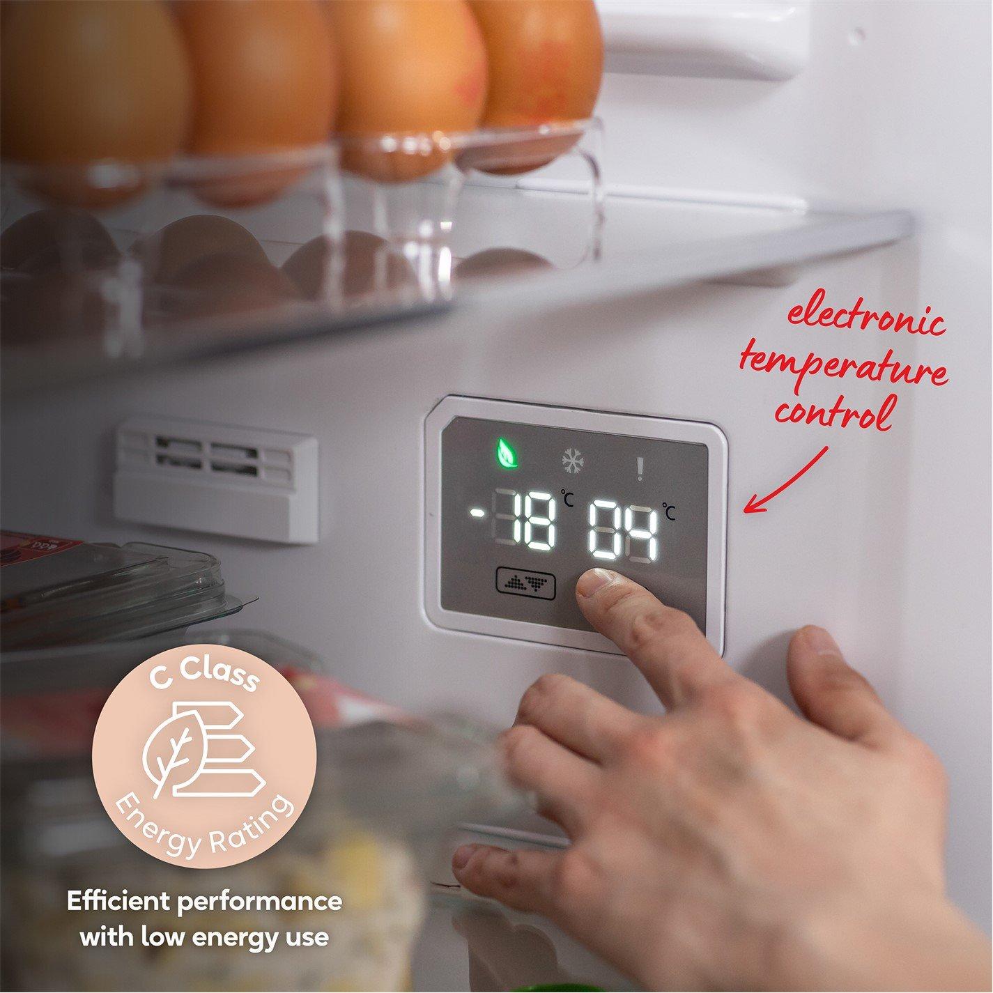 White - Russell Hobbs - RH185FF601C1W No Frost Fridge Freezer - 9