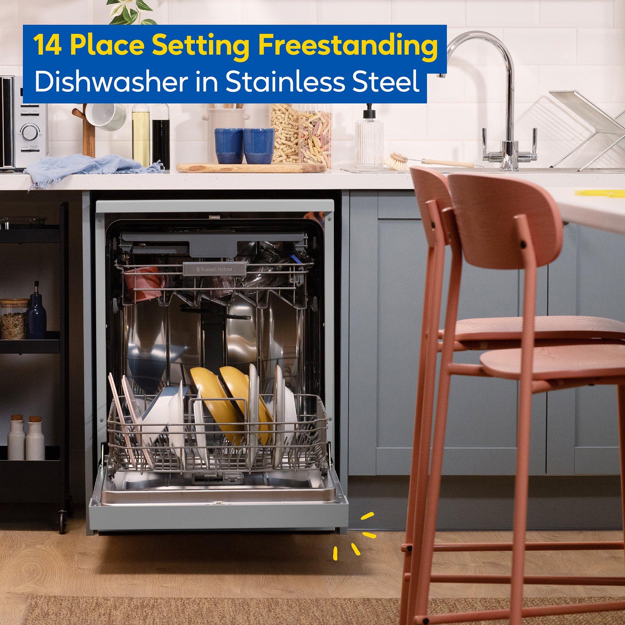 Stainless Steel - Russell Hobbs - RH60DW10C1SS Freestanding Dishwasher - 3