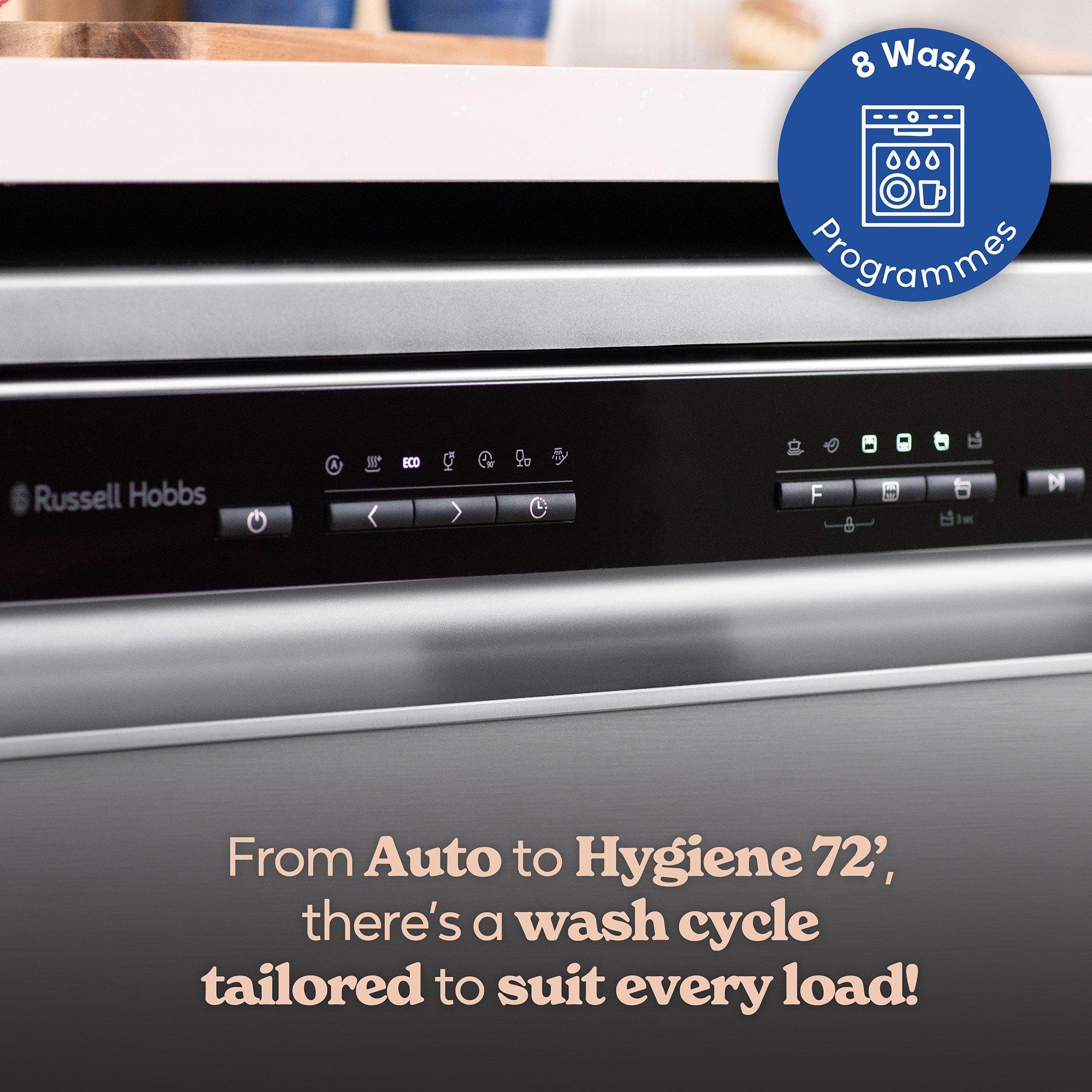 Stainless Steel - Russell Hobbs - RH60DW10C1SS Freestanding Dishwasher - 5