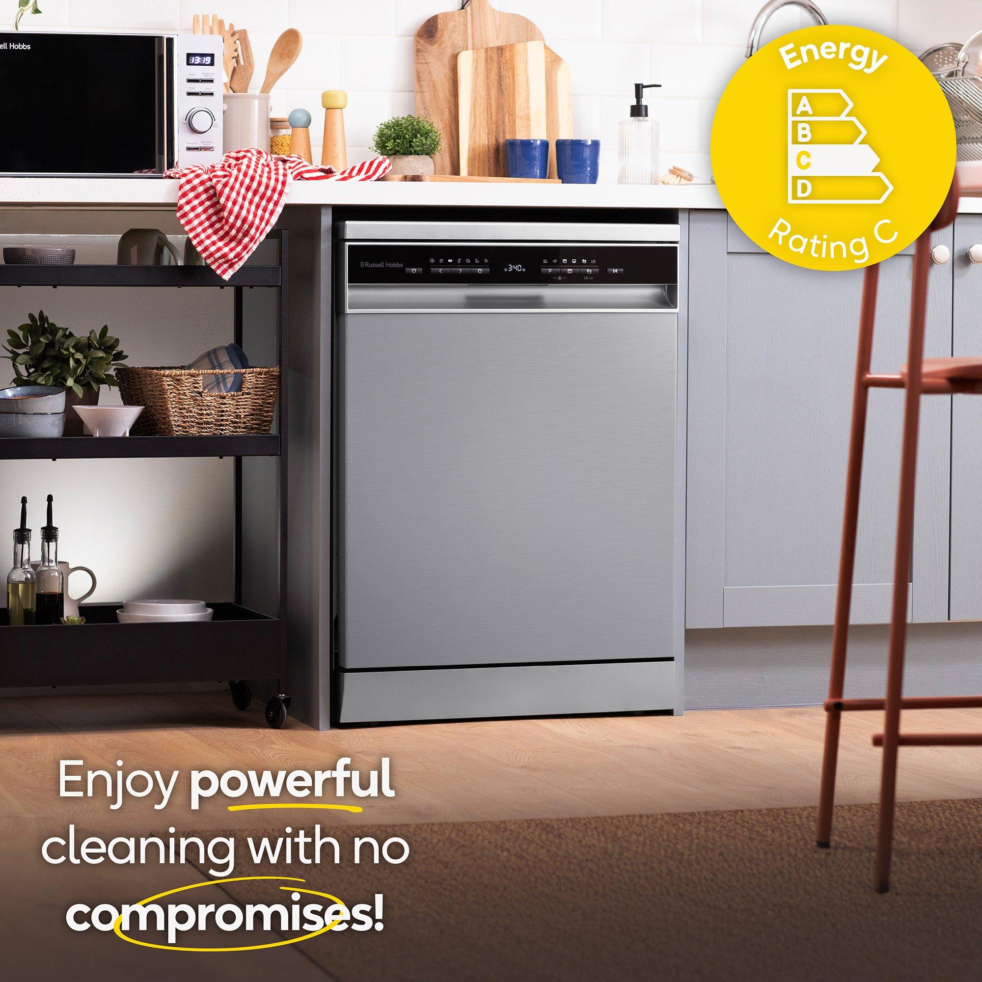 Stainless Steel - Russell Hobbs - RH60DW10C1SS Freestanding Dishwasher - 8