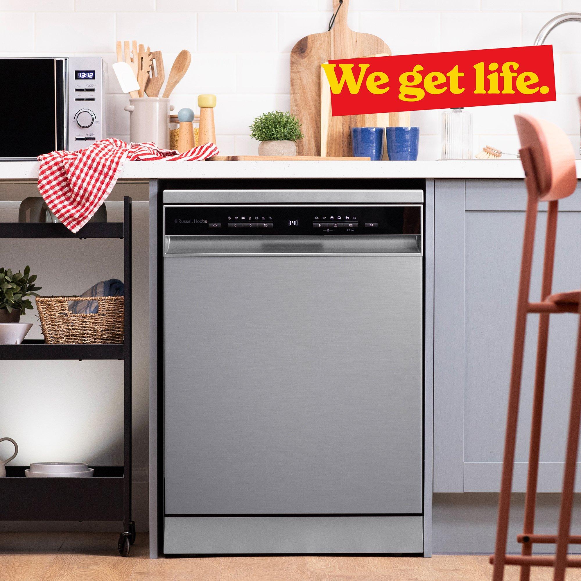 Stainless Steel - Russell Hobbs - RH60DW10C1SS Freestanding Dishwasher - 9