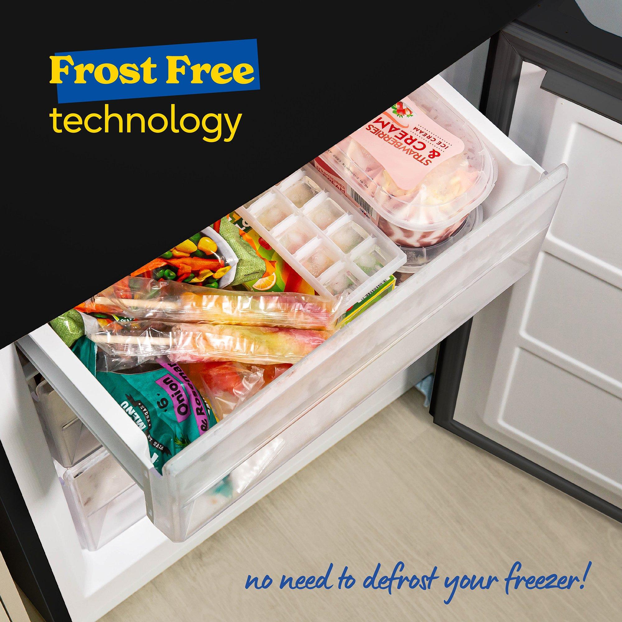 Black - Russell Hobbs - RH186FFFF60B/01 No Frost Fridge Freezer - 5