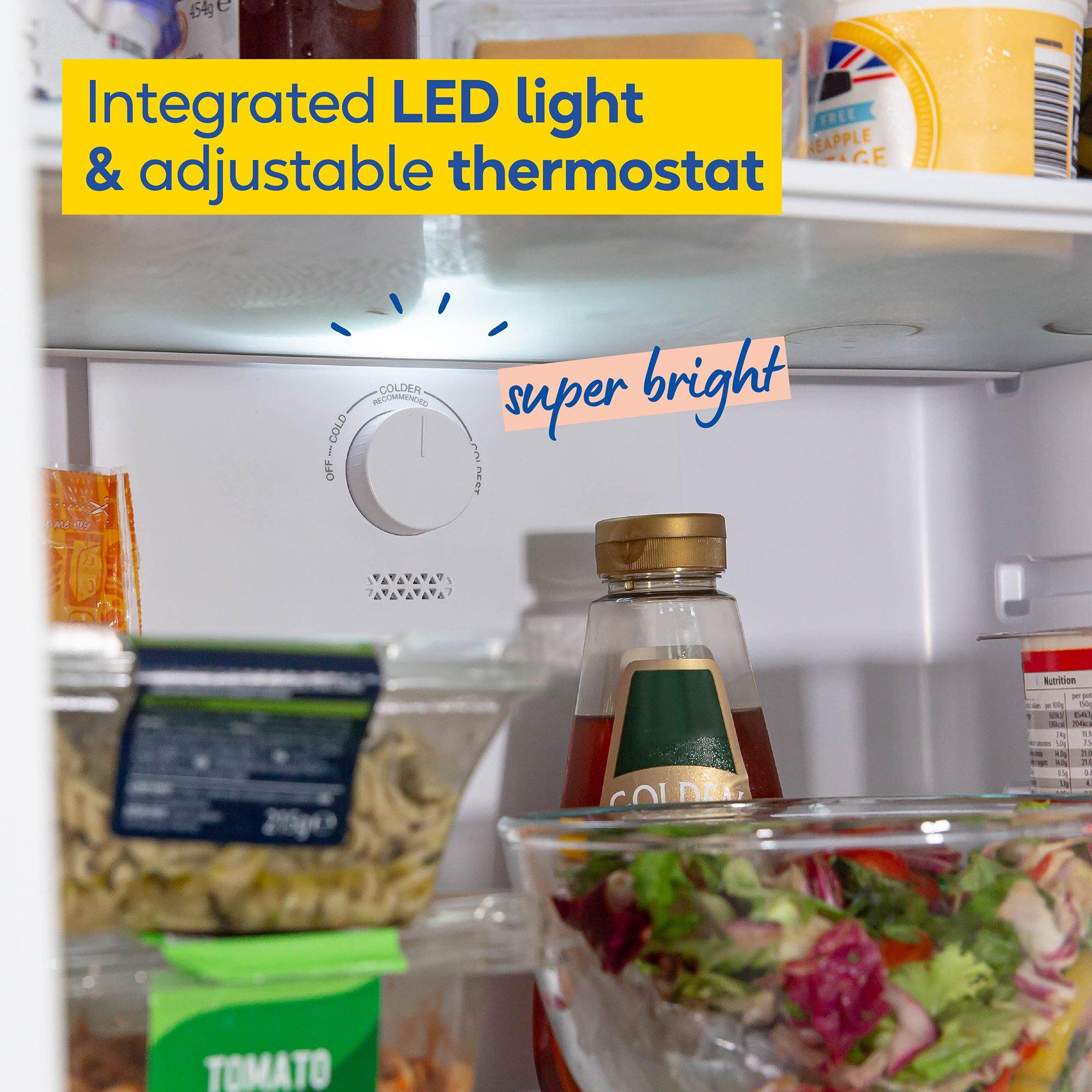 Black - Russell Hobbs - RH186FFFF60B/01 No Frost Fridge Freezer - 6