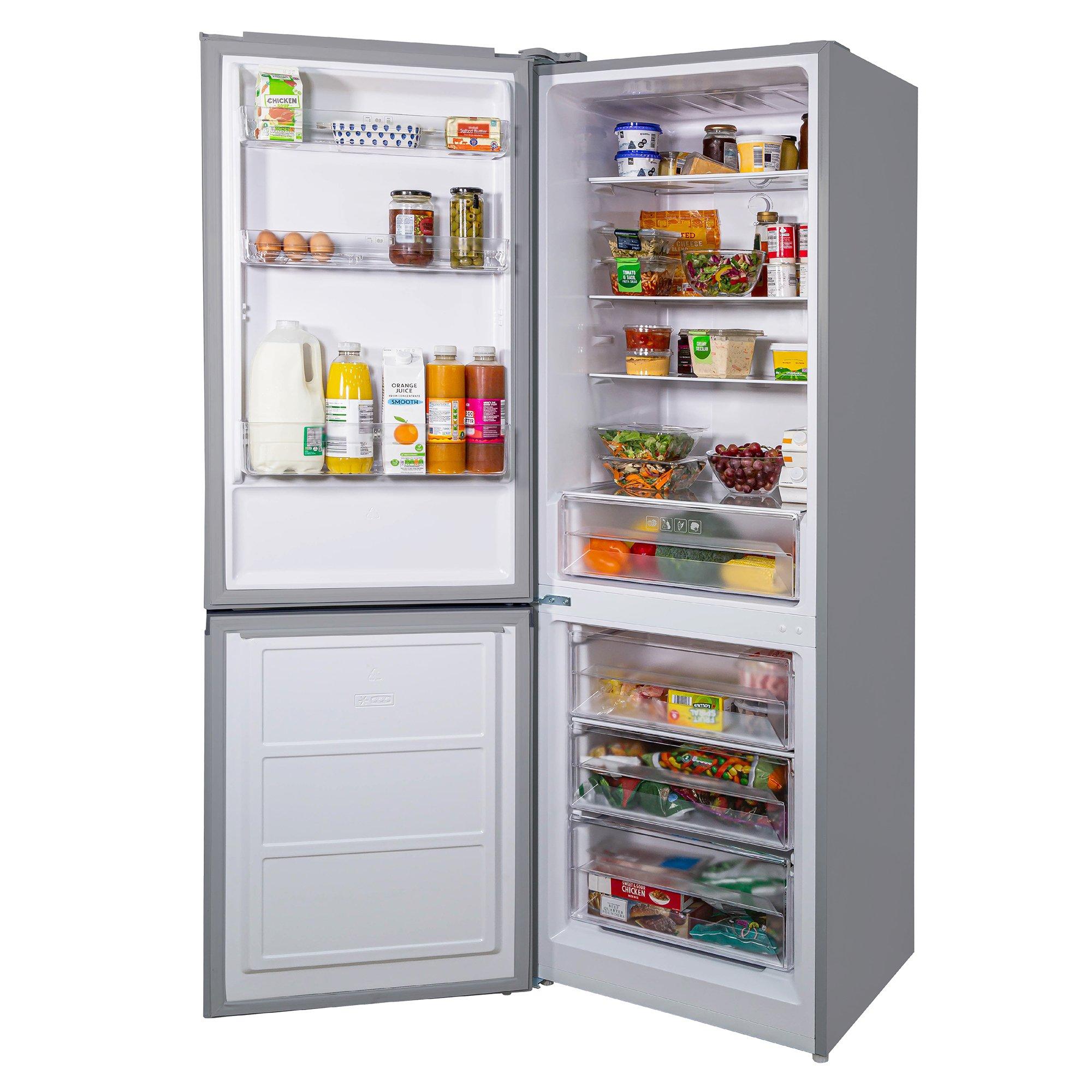 Silver - Russell Hobbs - RH186FFFF60SS/01 Total No Frost Fridge Freezer - 4