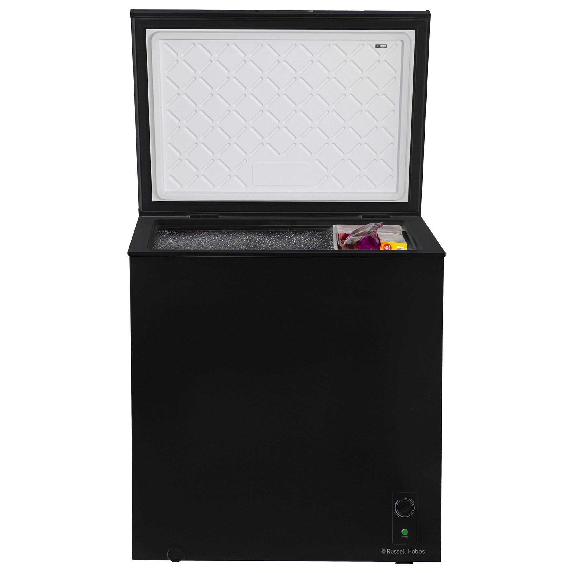 Black - Russell Hobbs - RH198CF0E1B 198L Chest Freezer in Black - 9