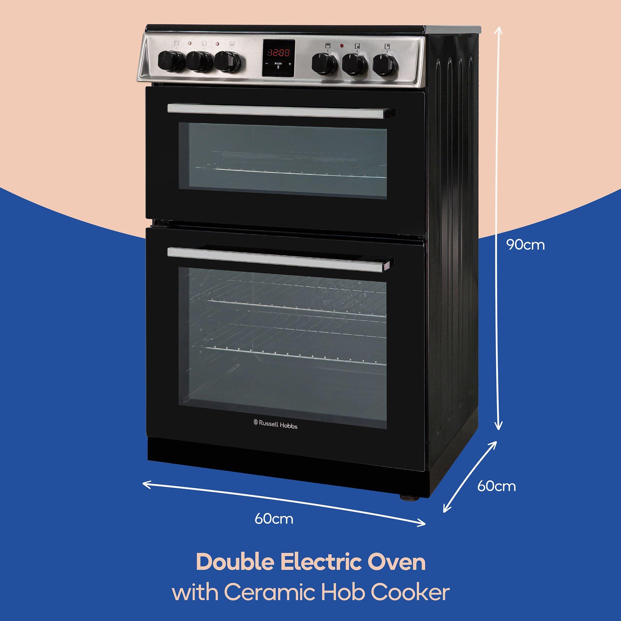 Stainless Steel - Russell Hobbs - RH60EDOEH6011SS 60CM Ceramic Cooker StainlessSteel - 2