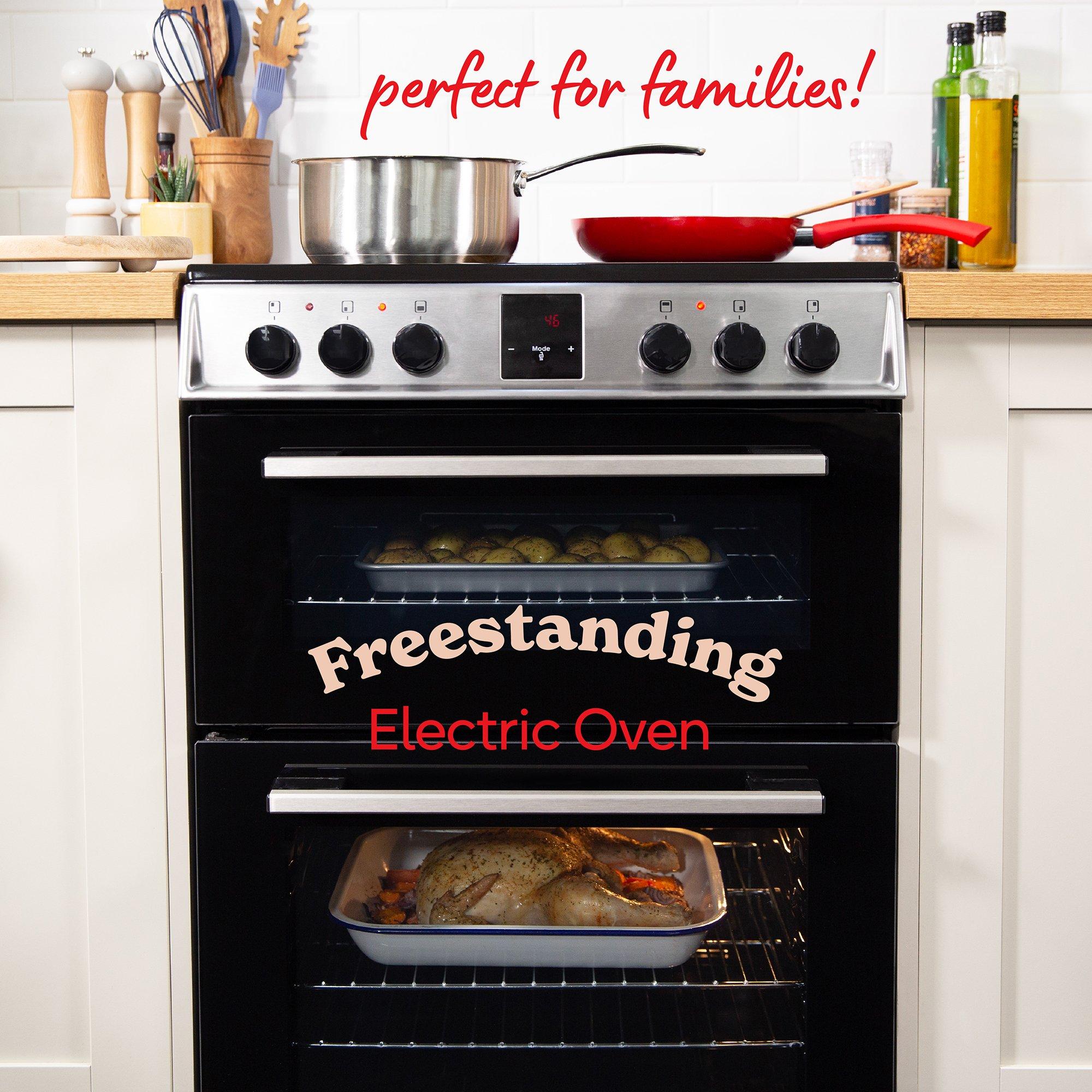 Stainless Steel - Russell Hobbs - RH60EDOEH6011SS 60CM Ceramic Cooker StainlessSteel - 3