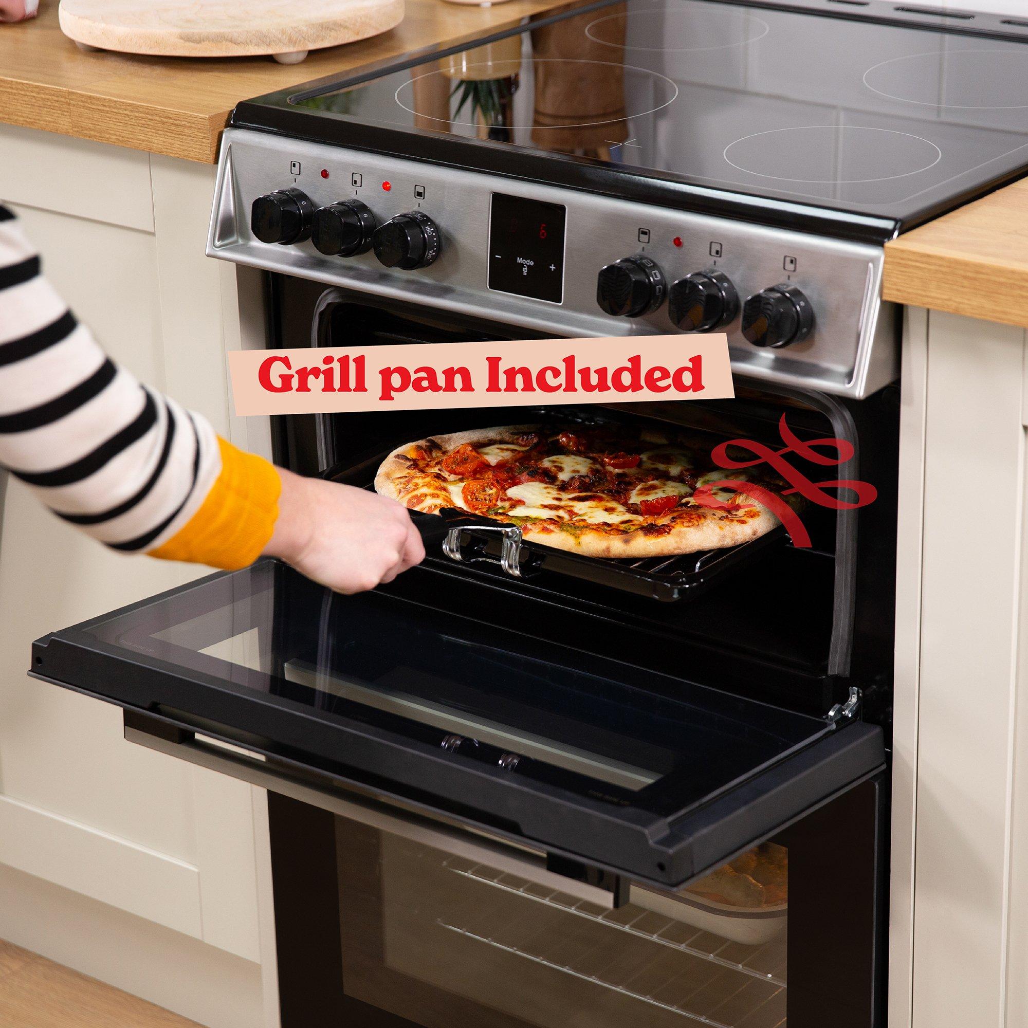 Stainless Steel - Russell Hobbs - RH60EDOEH6011SS 60CM Ceramic Cooker StainlessSteel - 7