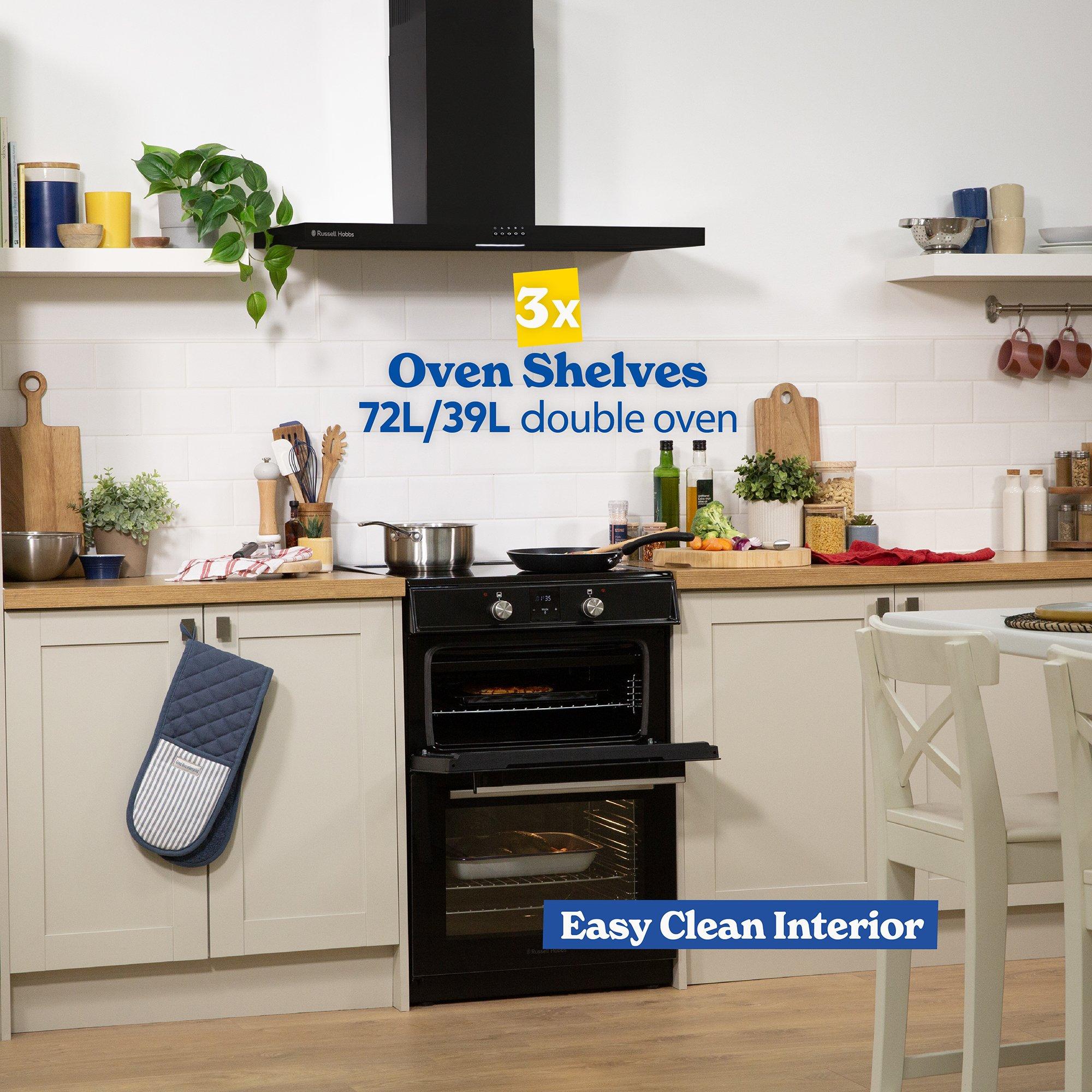 Black - Russell Hobbs - RH60EDOIH6011B 60CM Induction Cooker in Black - 4