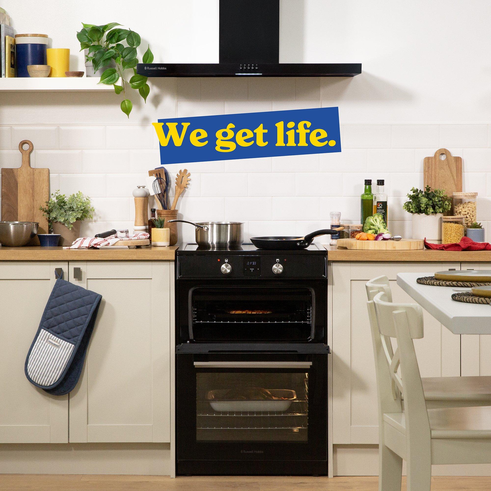 Black - Russell Hobbs - RH60EDOIH6011B 60CM Induction Cooker in Black - 8