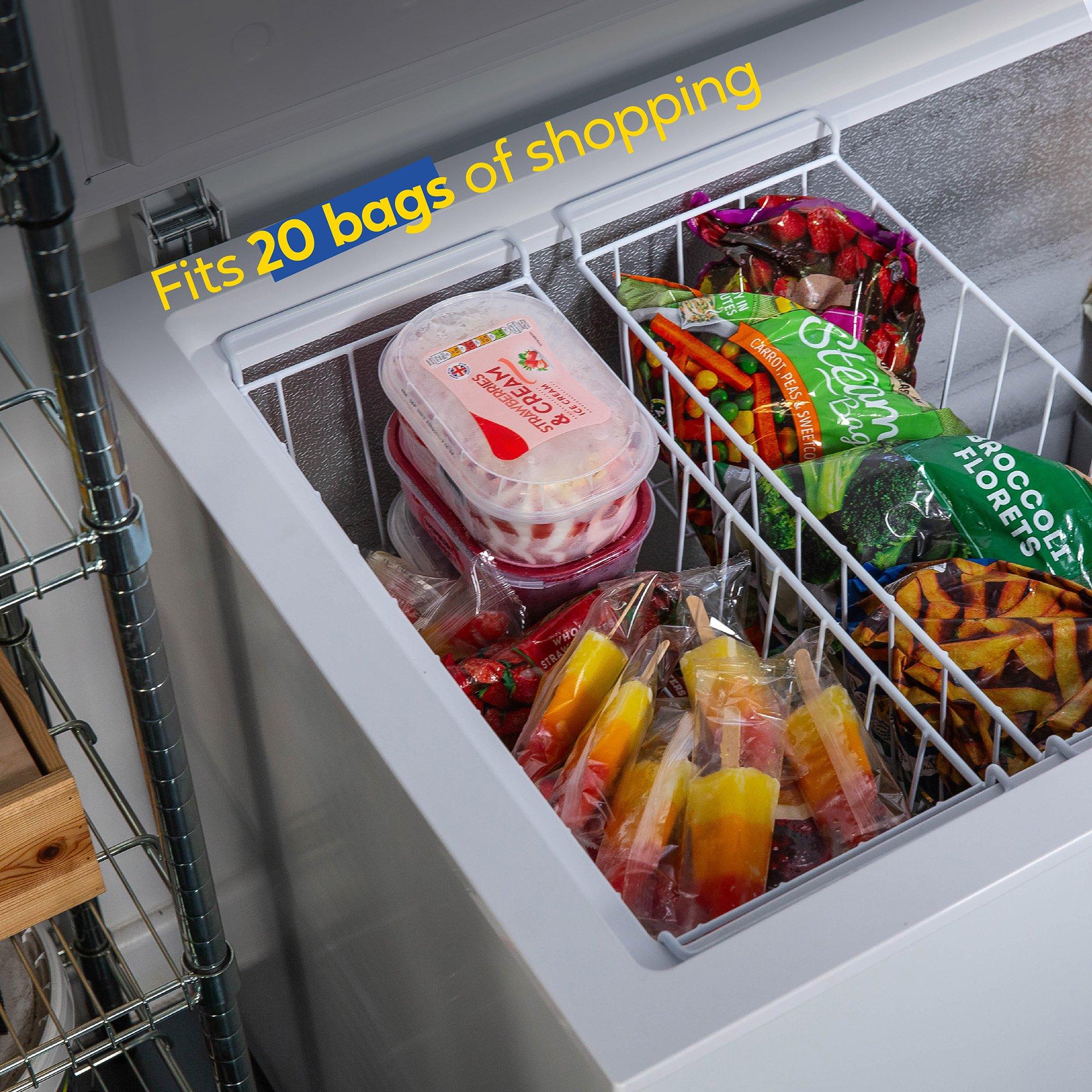 White - Russell Hobbs - RH300CF201W 300L Chest Freezer in White - 6