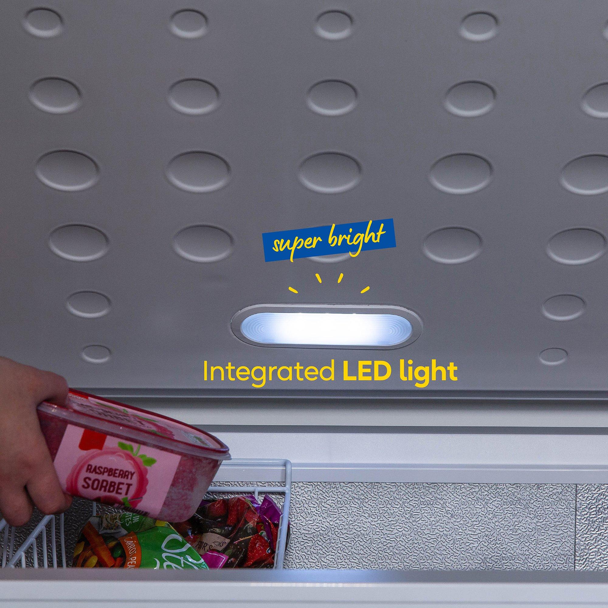 White - Russell Hobbs - RH300CF201W 300L Chest Freezer in White - 7