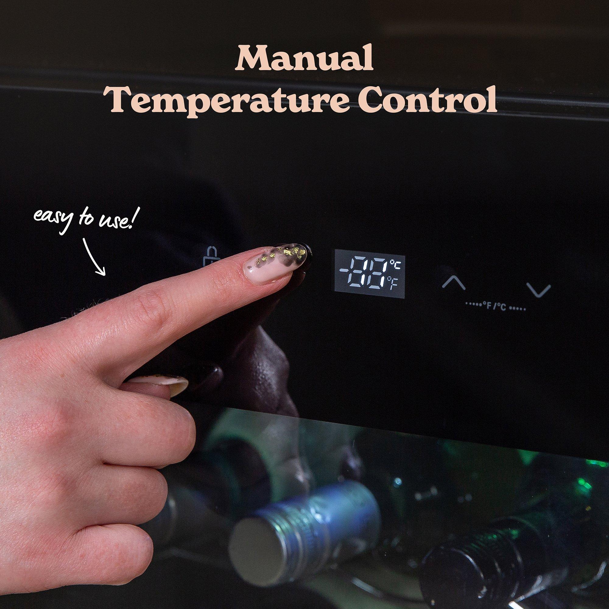 Black - Russell Hobbs - RH34WC101B 34 Bottle 93L Wine Cooler in Black - 5