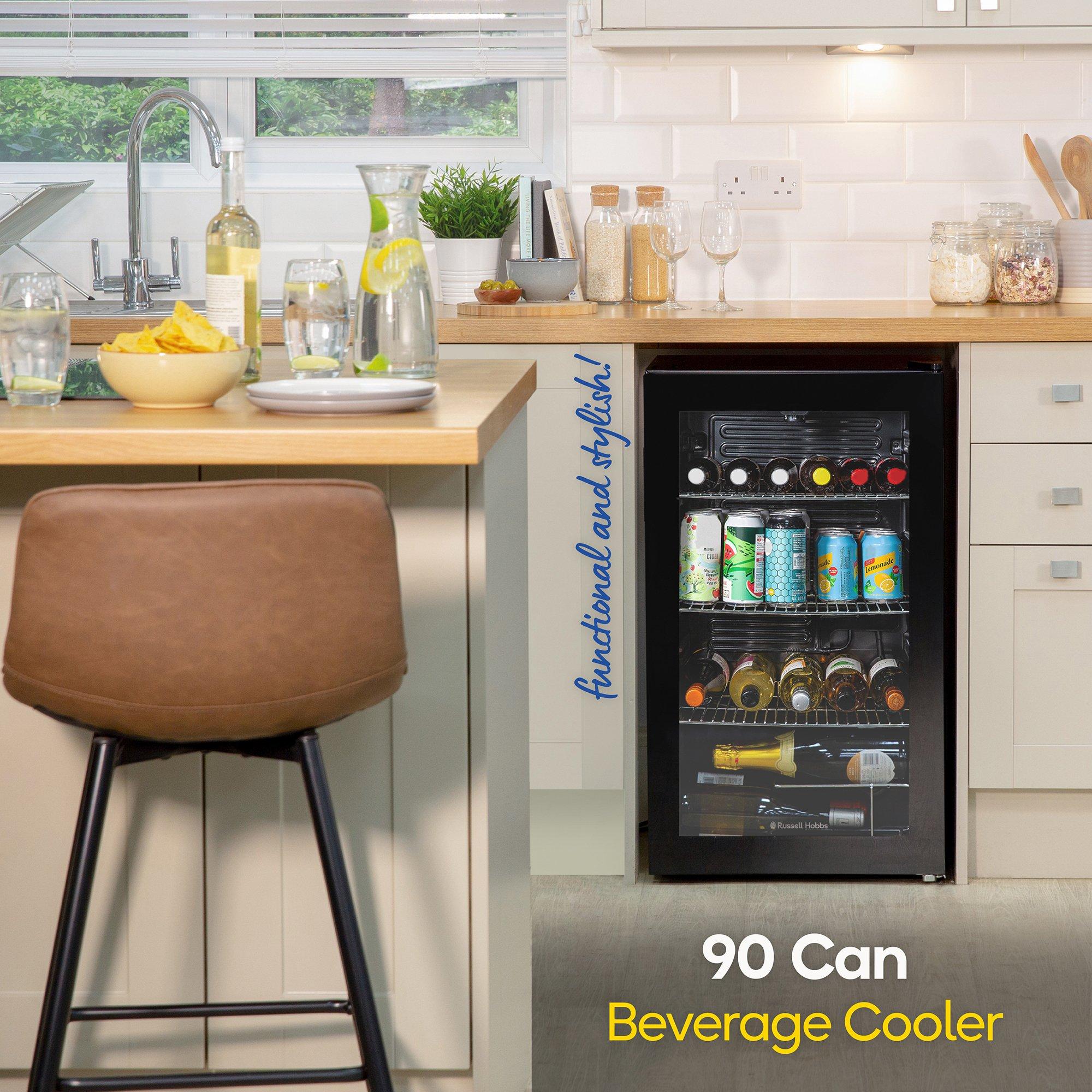 Black - Russell Hobbs - 93L Beverage Cooler in Black RH48BC101B - 3