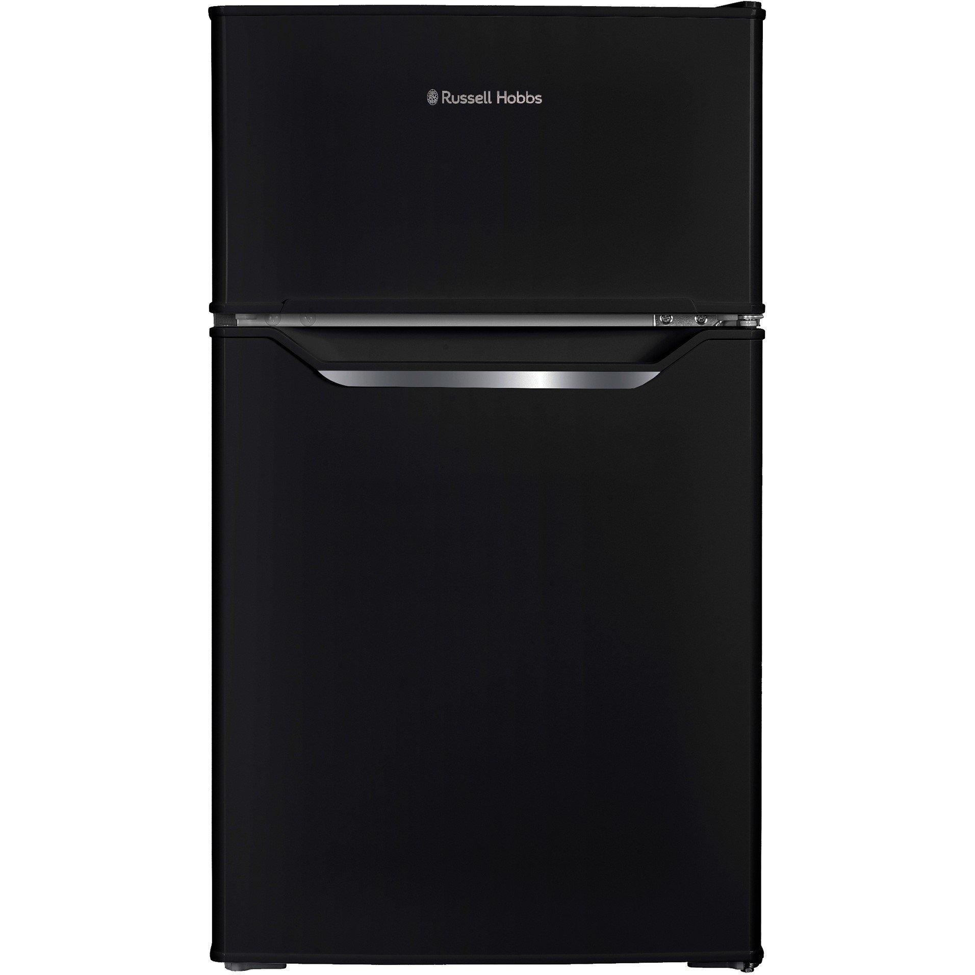 Black - Russell Hobbs - RH85UCFF482E1B Under-Counter Fridge Freezer Black - 1