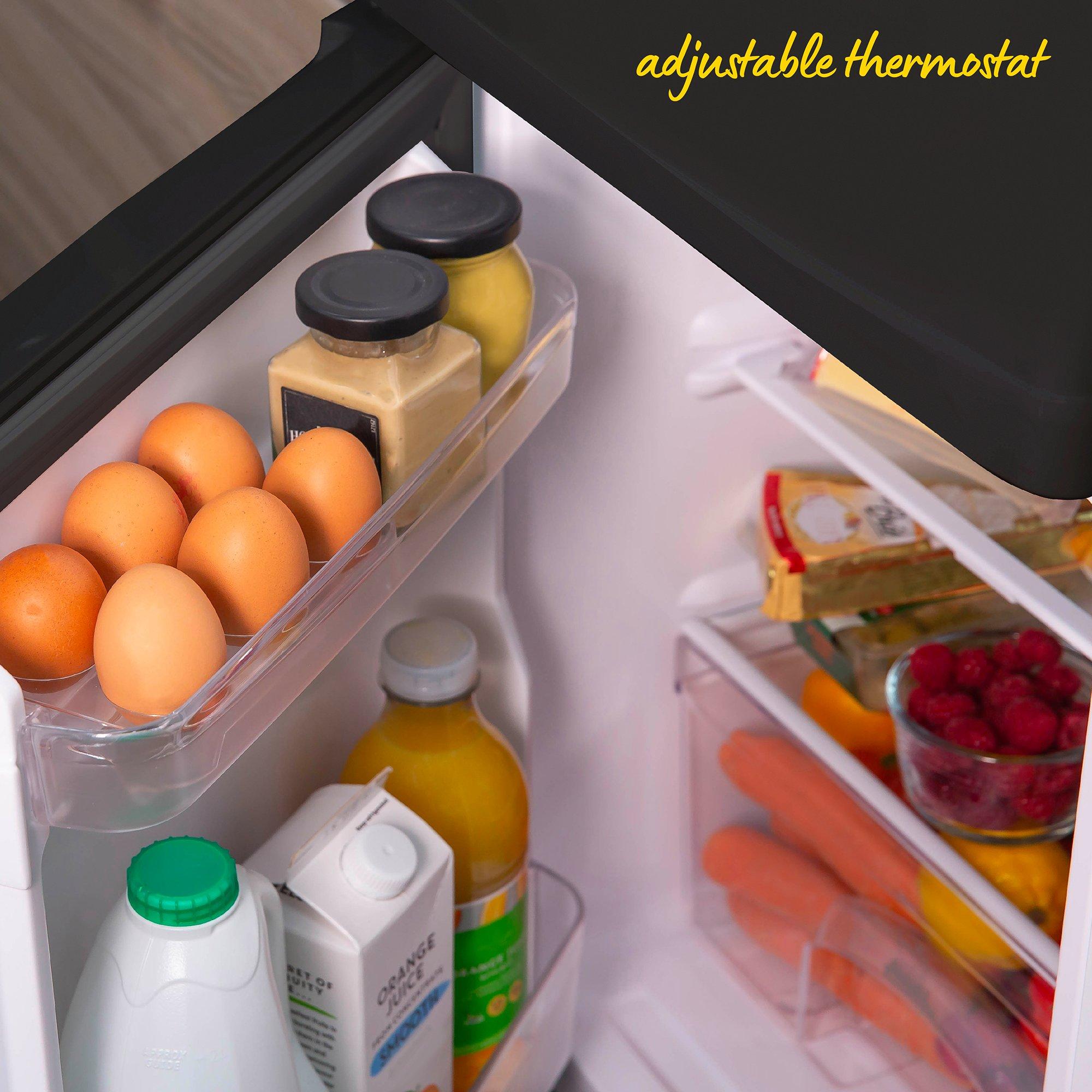 Black - Russell Hobbs - RH85UCFF482E1B Under-Counter Fridge Freezer Black - 6