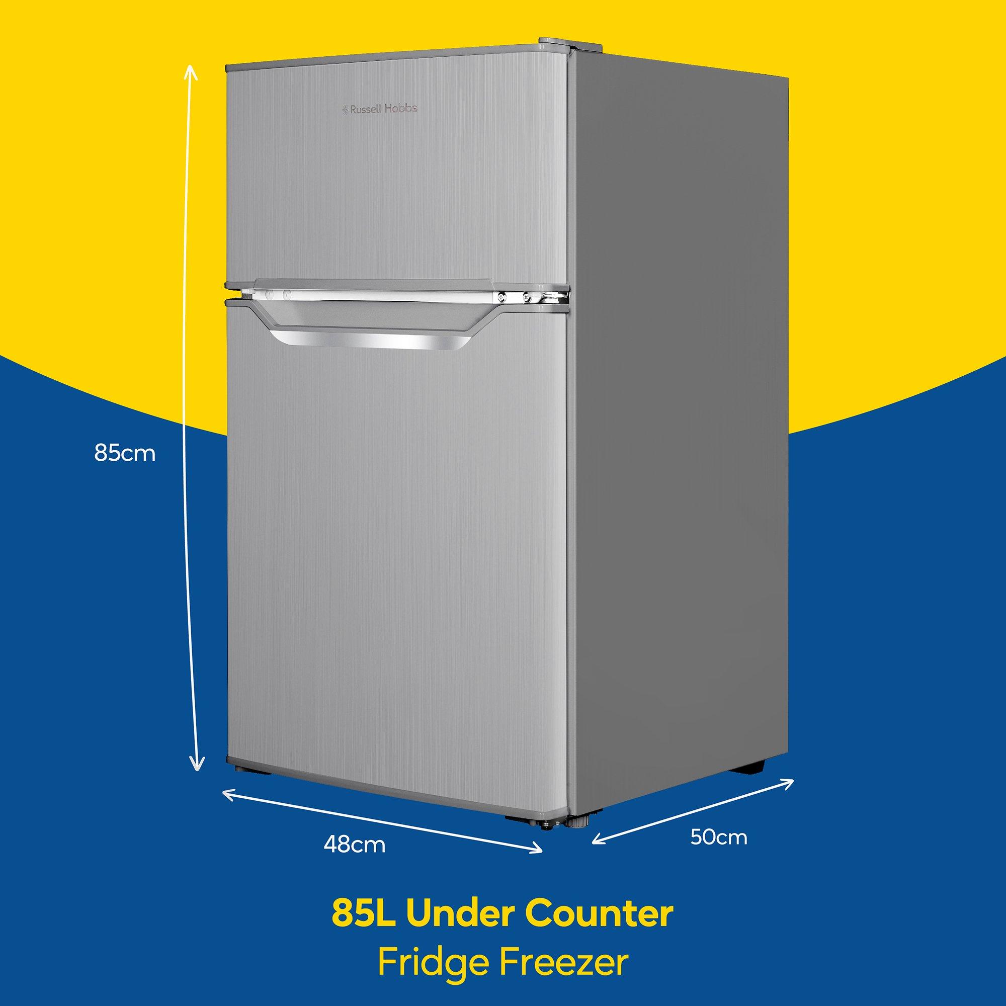 Stainless Steel - Russell Hobbs - RH85UCFF482E1SS Under-Counter Fridge Freezer - 2