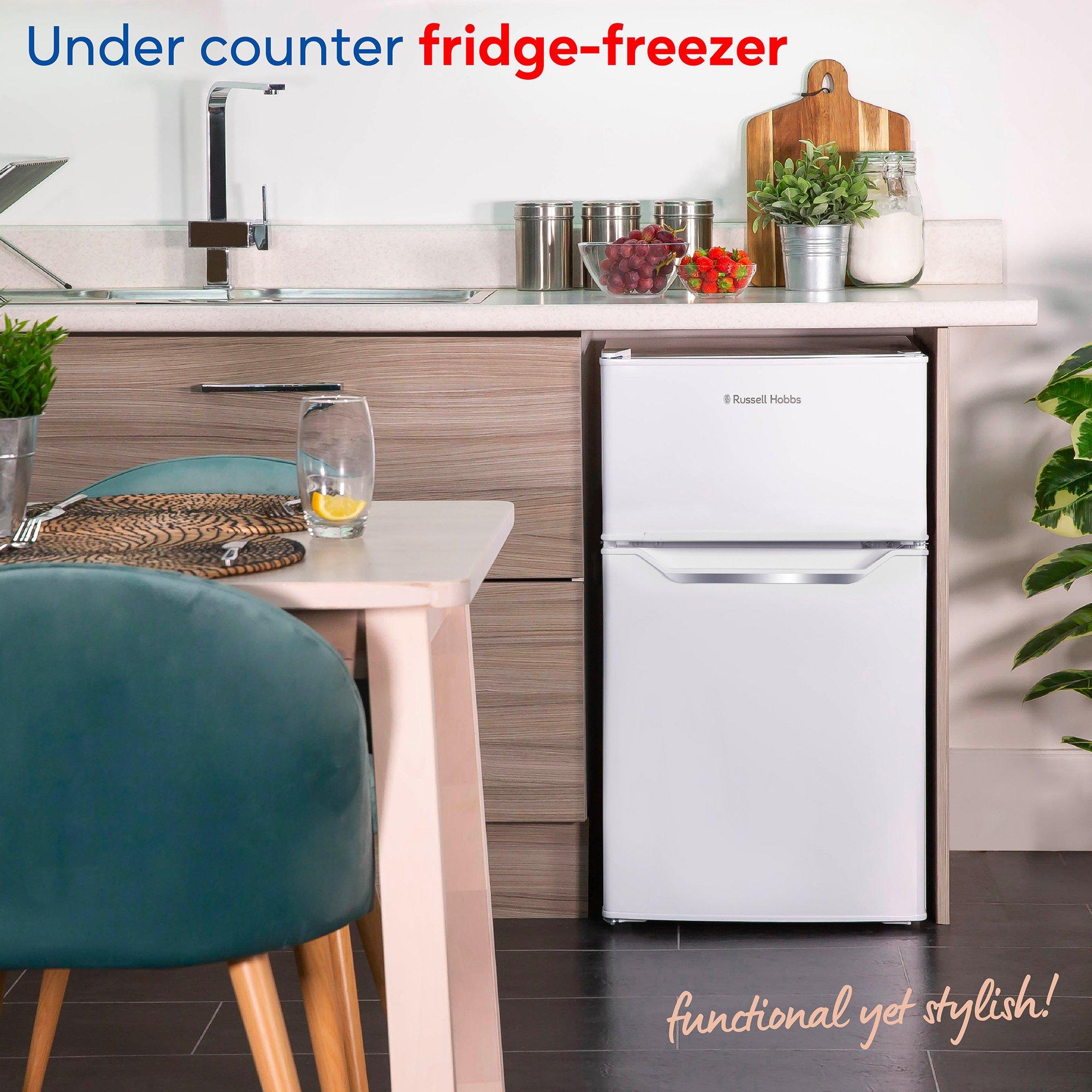 White - Russell Hobbs - RH85UCFF482E1W Under-Counter Fridge Freezer White - 3
