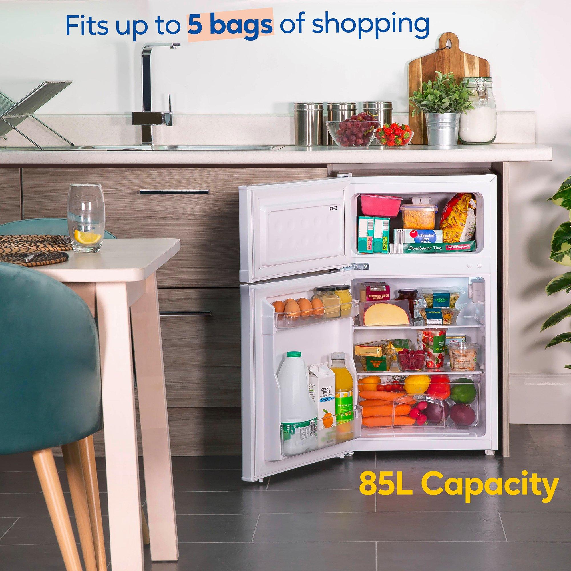 White - Russell Hobbs - RH85UCFF482E1W Under-Counter Fridge Freezer White - 4