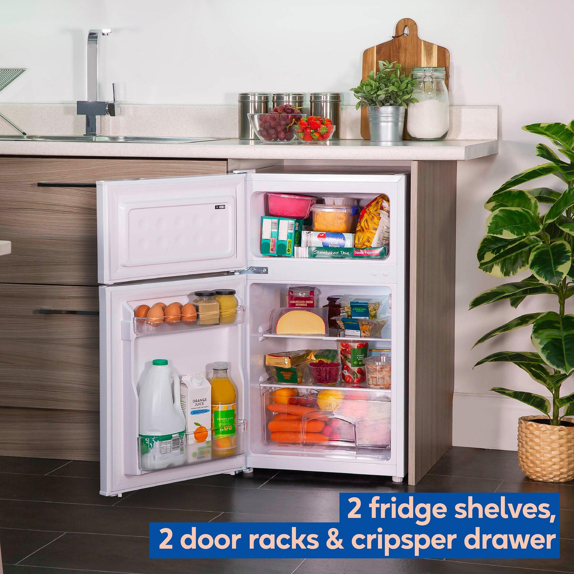 White - Russell Hobbs - RH85UCFF482E1W Under-Counter Fridge Freezer White - 5