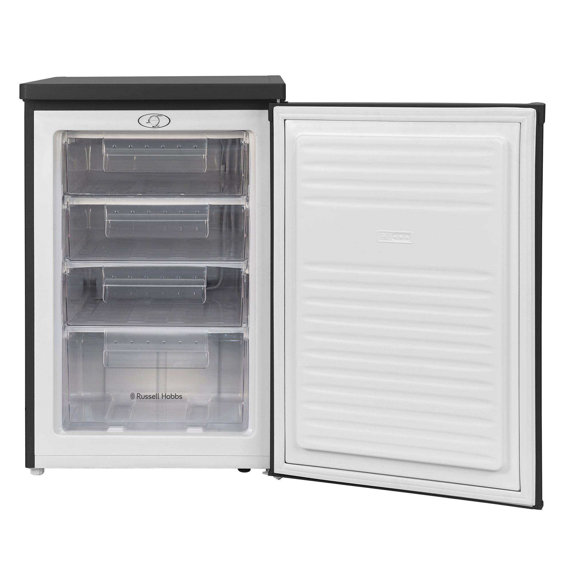 Black - Russell Hobbs - RH85UCFZ552E1B Under-Counter Freezer in Black - 3