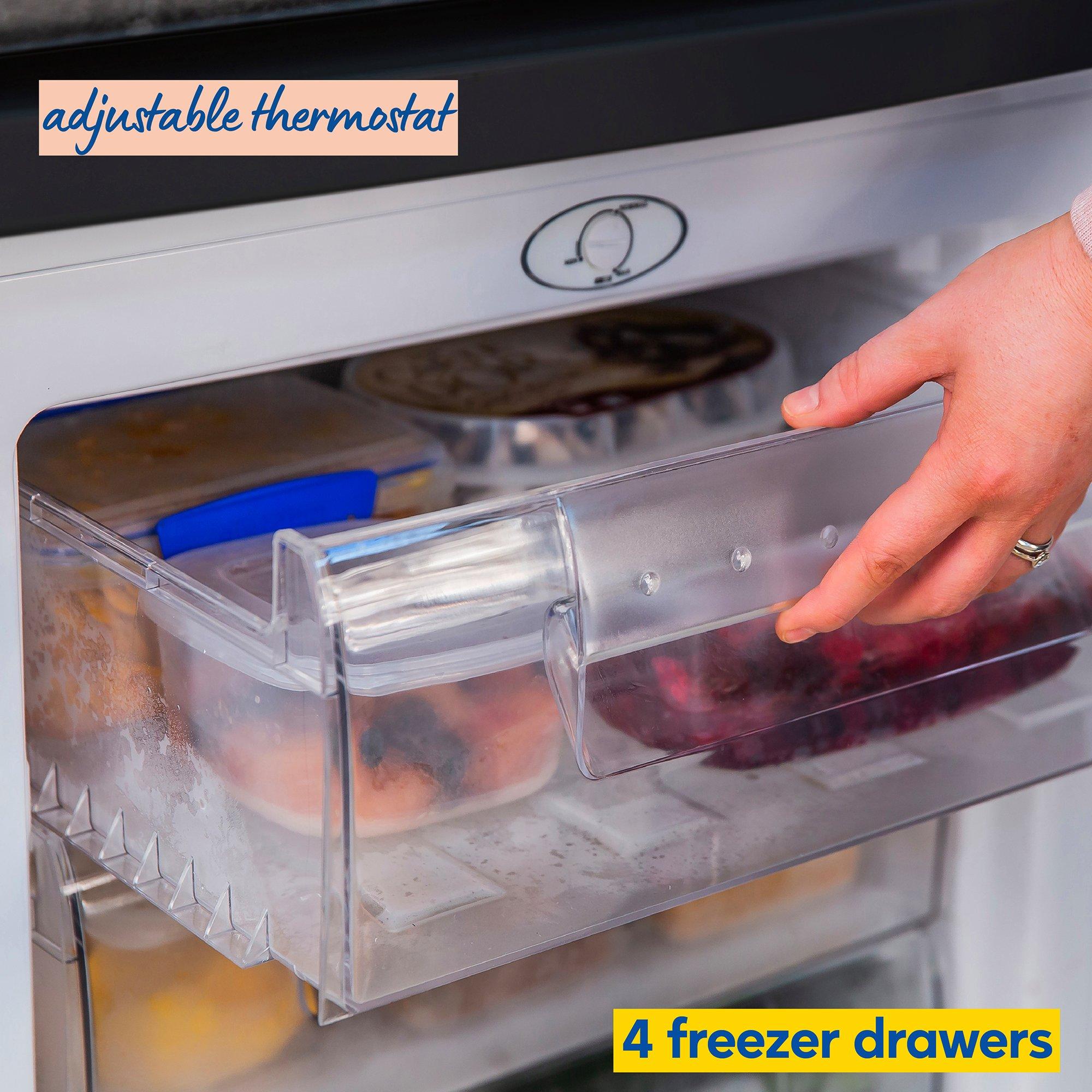 Black - Russell Hobbs - RH85UCFZ552E1B Under-Counter Freezer in Black - 7