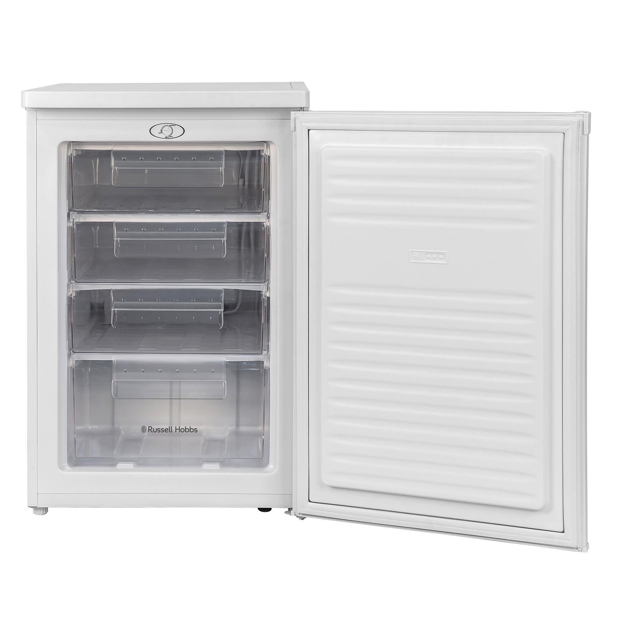 White - Russell Hobbs - RH85UCFZ552E1W Under-Counter Freezer in White - 3