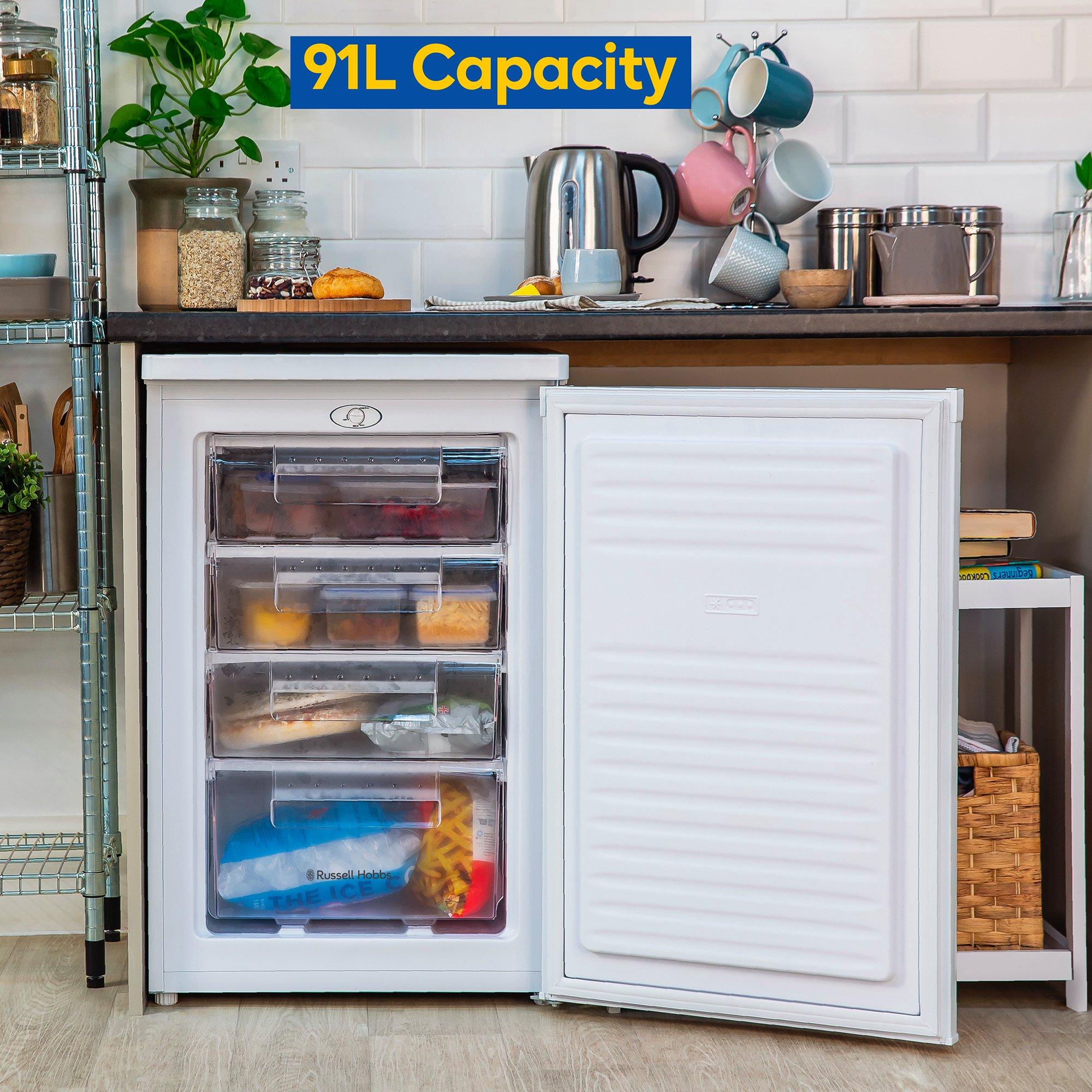 White - Russell Hobbs - RH85UCFZ552E1W Under-Counter Freezer in White - 6