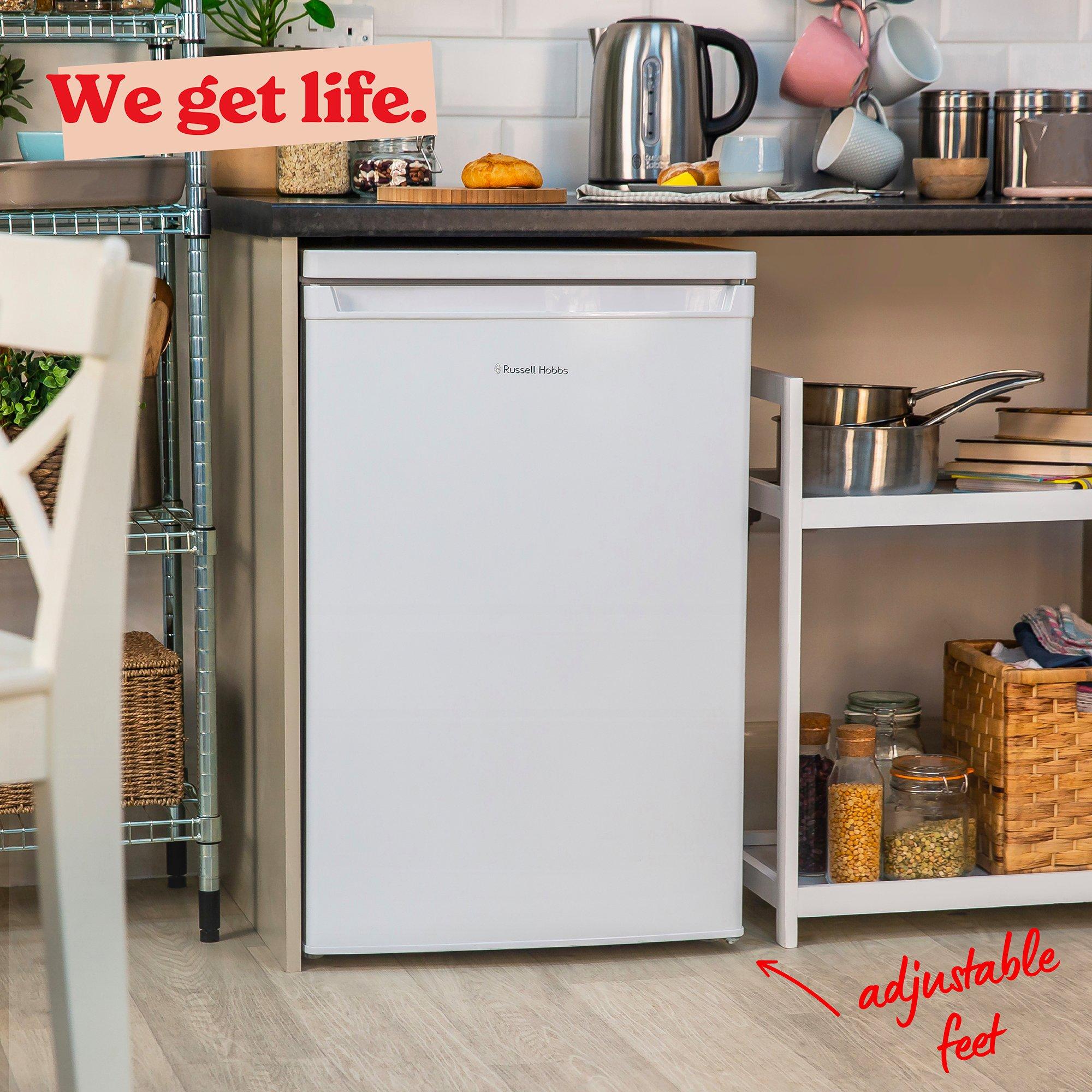 White - Russell Hobbs - RH85UCFZ552E1W Under-Counter Freezer in White - 8