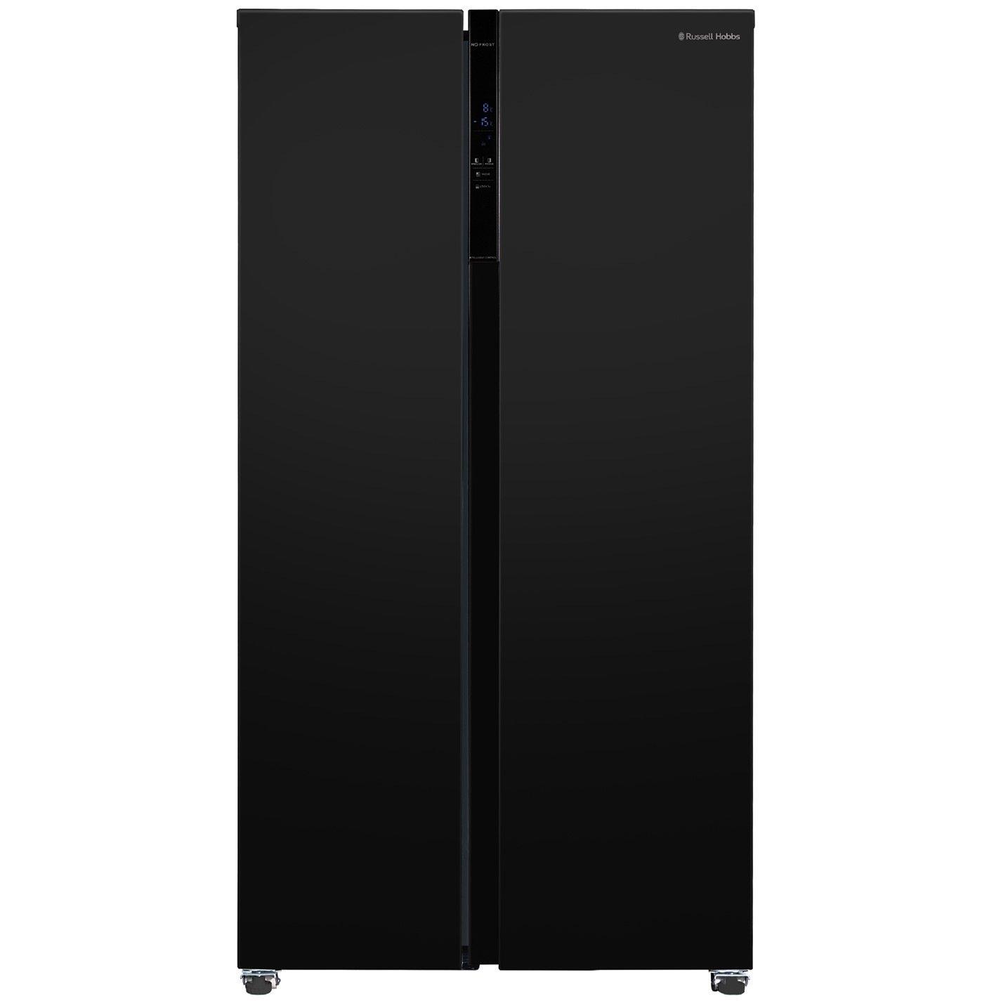 Russell Hobbs Rh90aff201b Slimline American Fridge Freezer Black Large - Image 2