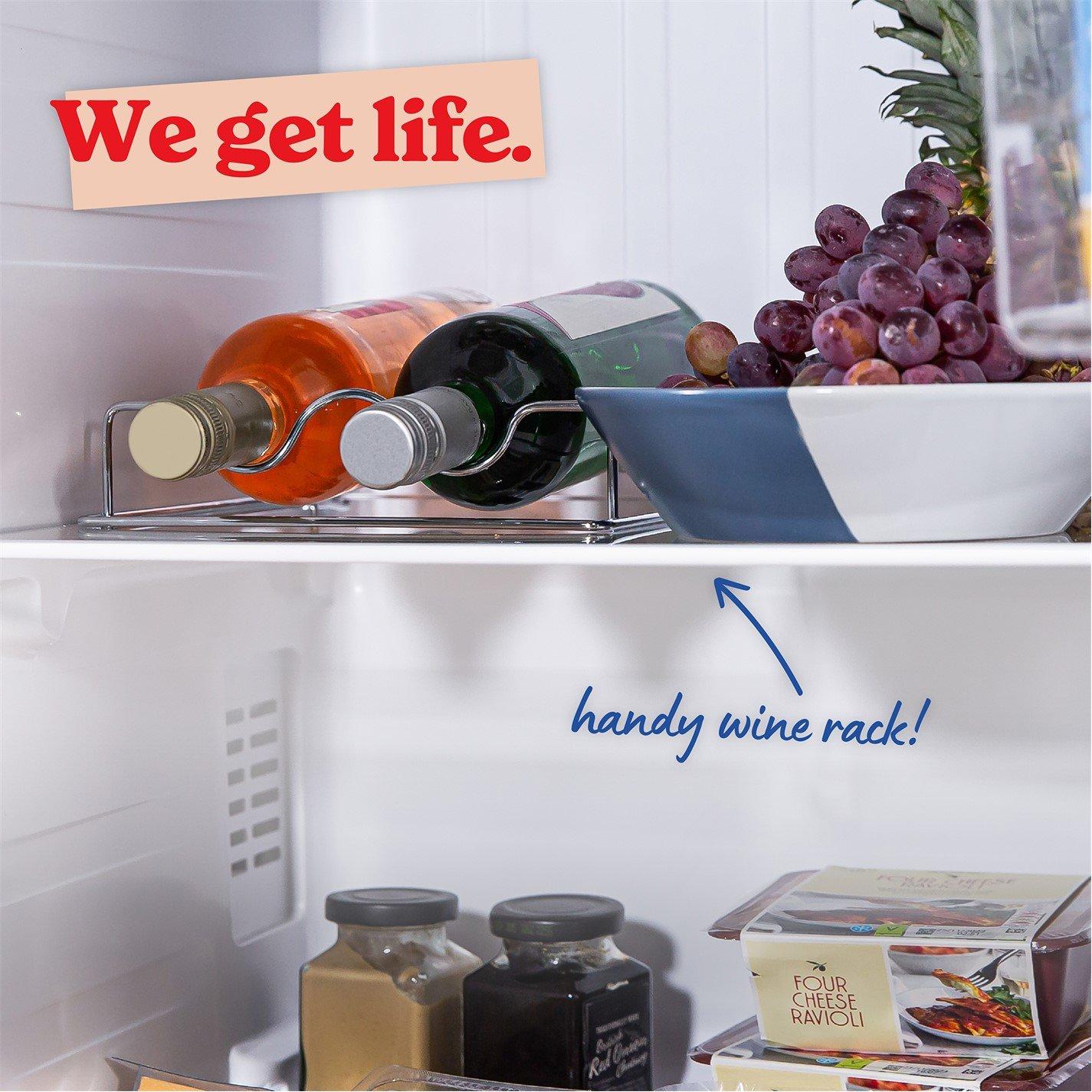 Stainless Steel - Russell Hobbs - RH90AFF201SS Slimline American Fridge Freezer - 8